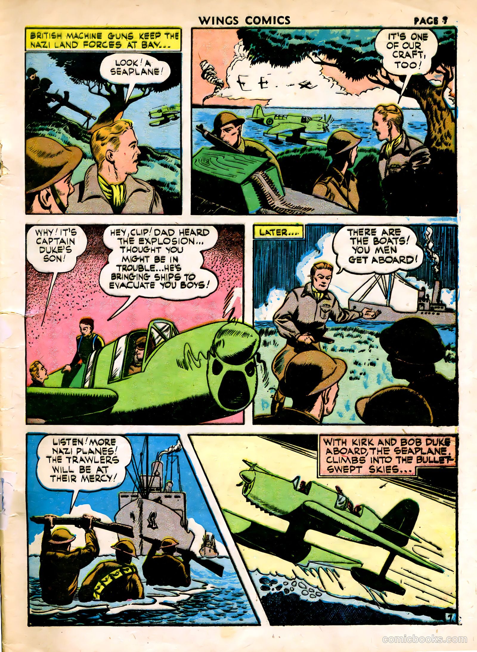 Wings Comics #15 (1941) — page 9 of 68
