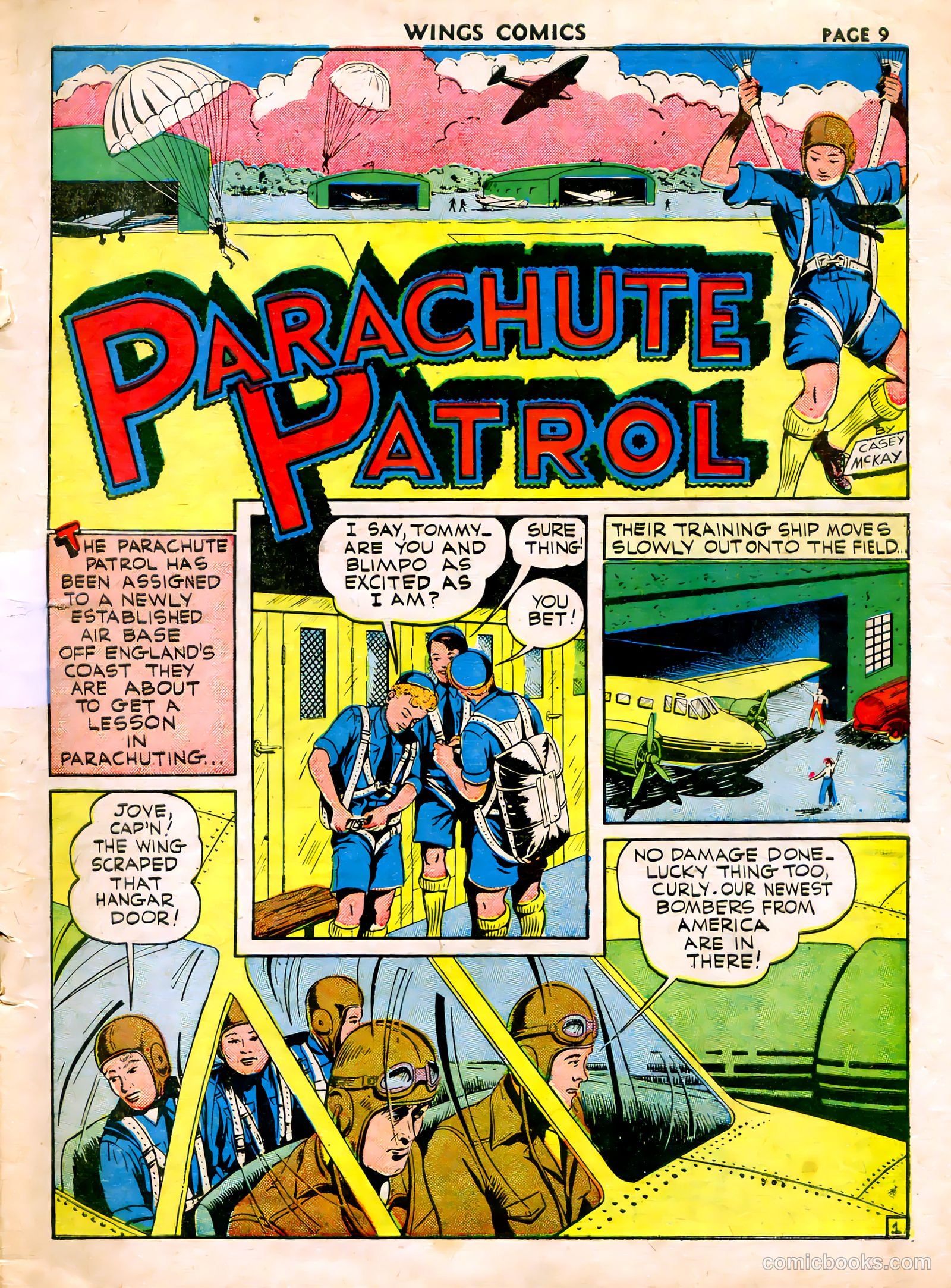 Wings Comics #15 (1941) — page 11 of 68