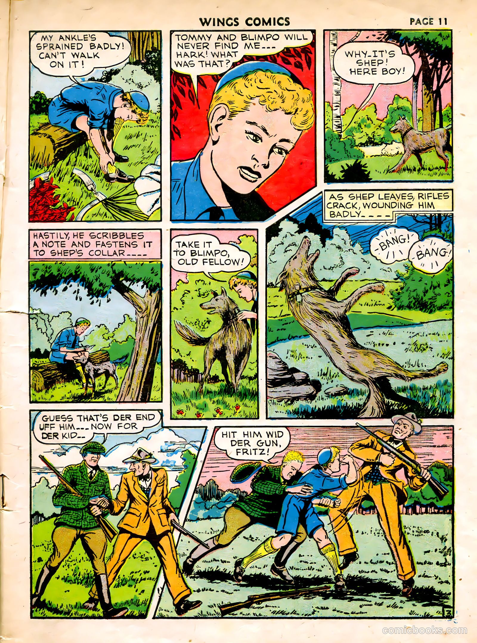 Wings Comics #15 (1941) — page 13 of 68