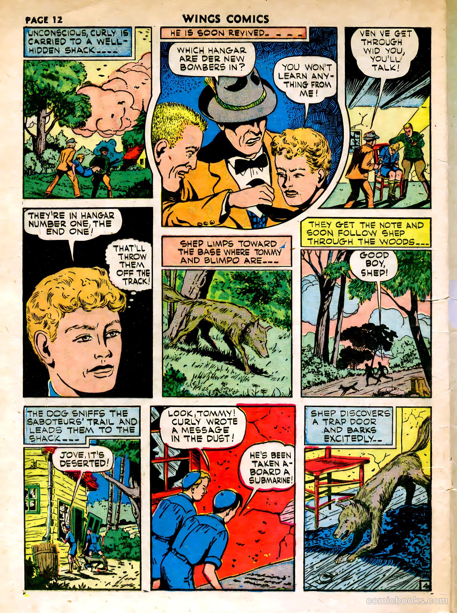 Wings Comics #15 (1941) — page 14 of 68