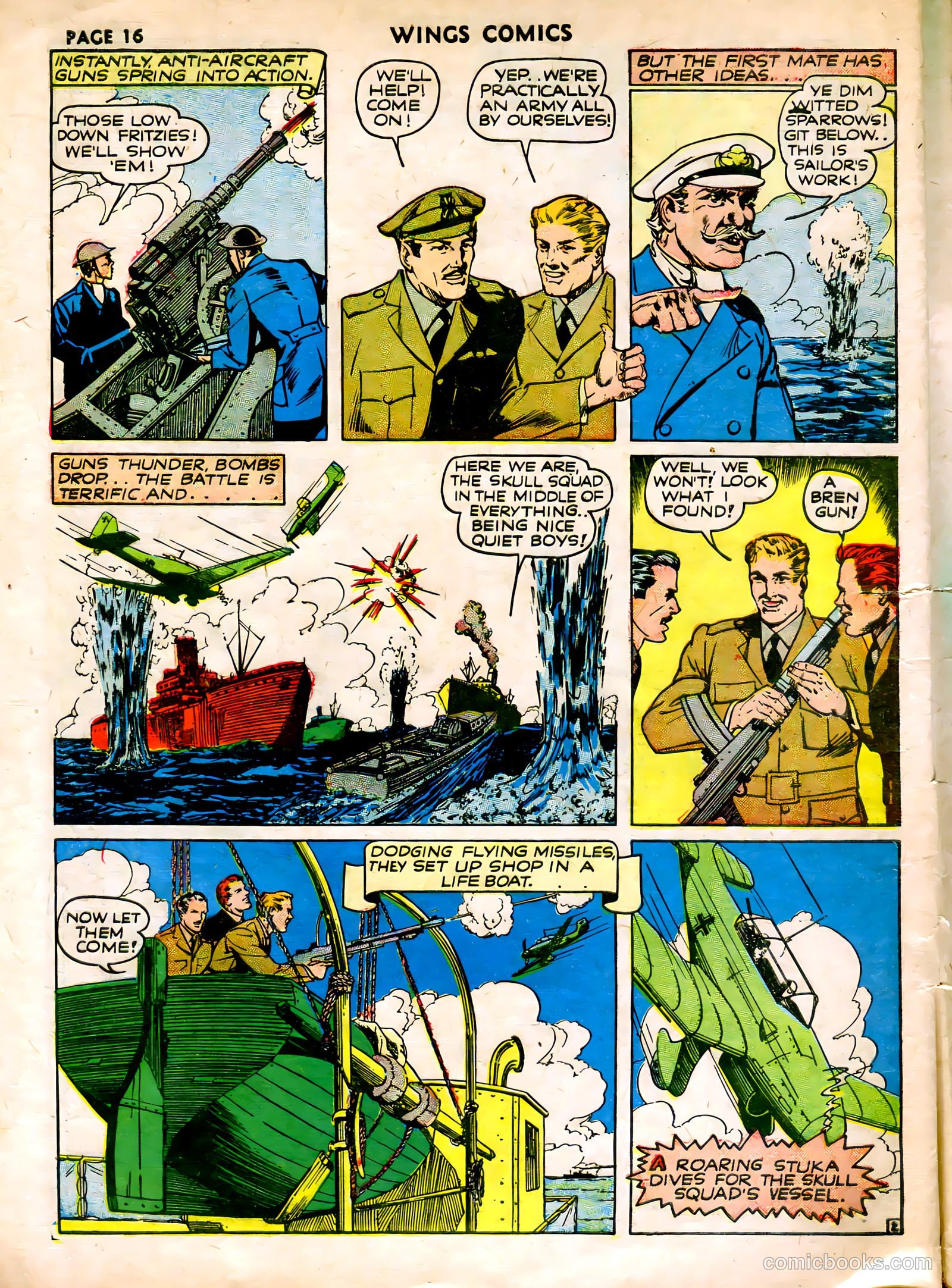 Wings Comics #15 (1941) — page 18 of 68