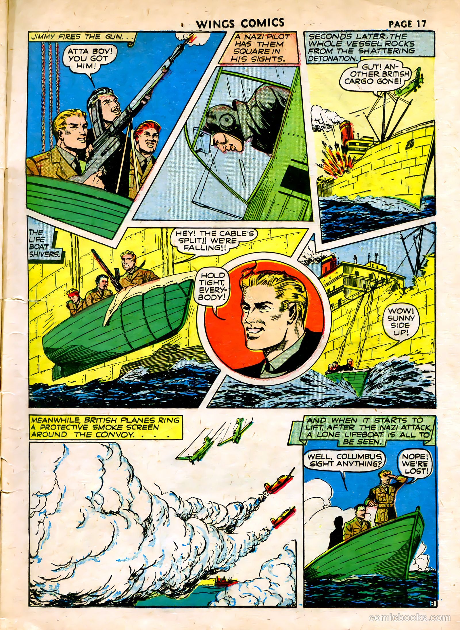 Wings Comics #15 (1941) — page 19 of 68
