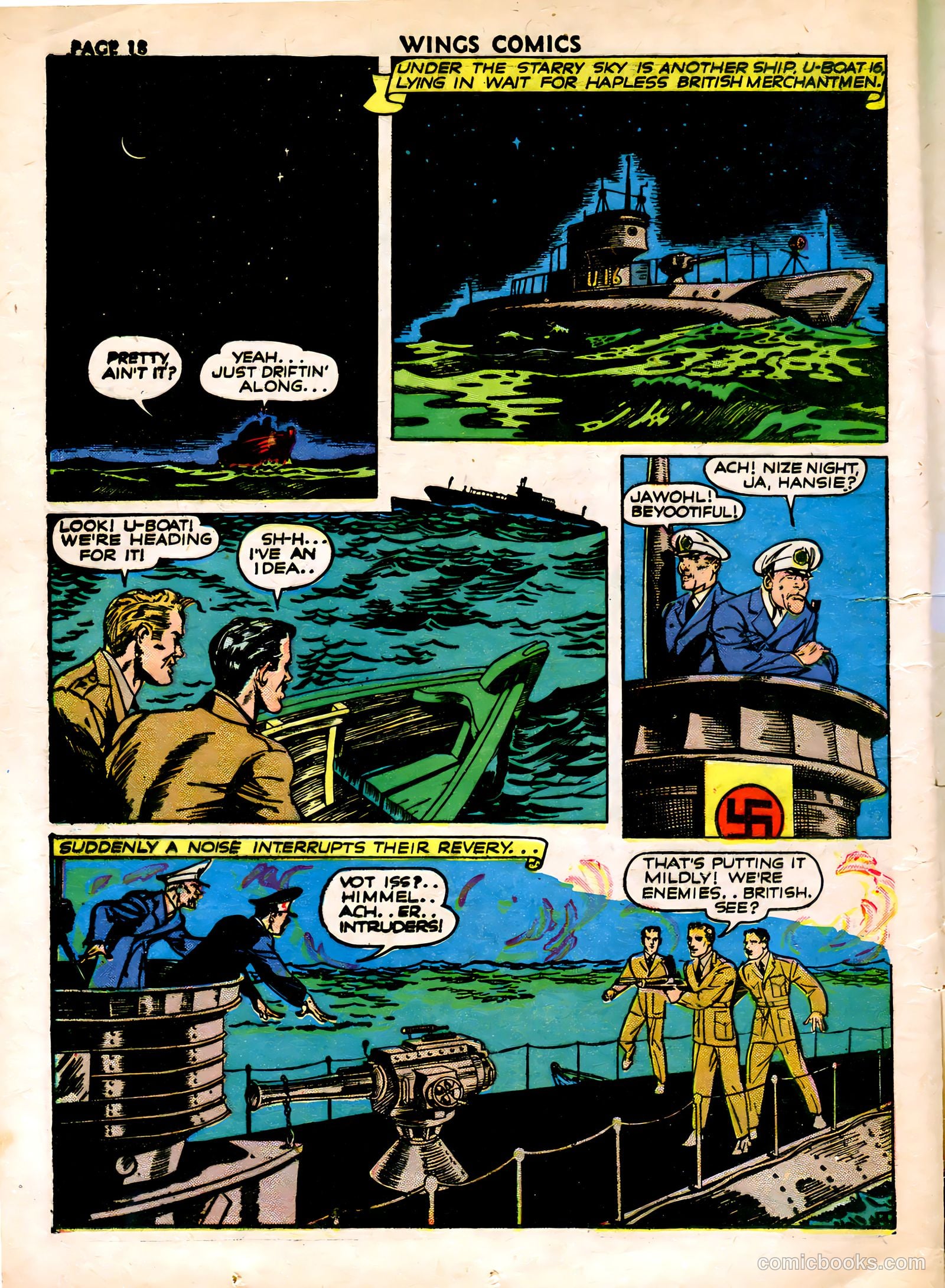 Wings Comics #15 (1941) — page 20 of 68