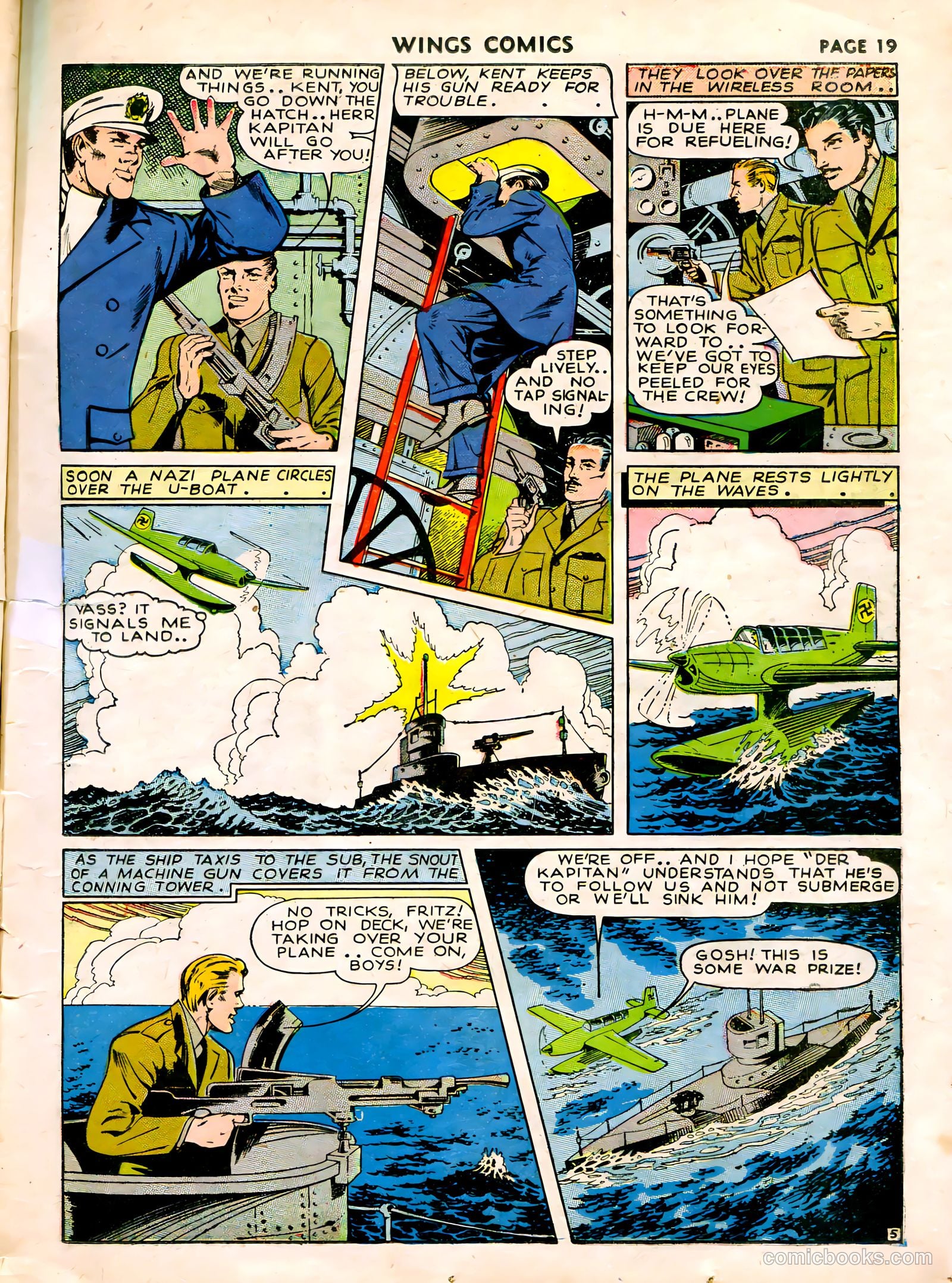 Wings Comics #15 (1941) — page 21 of 68