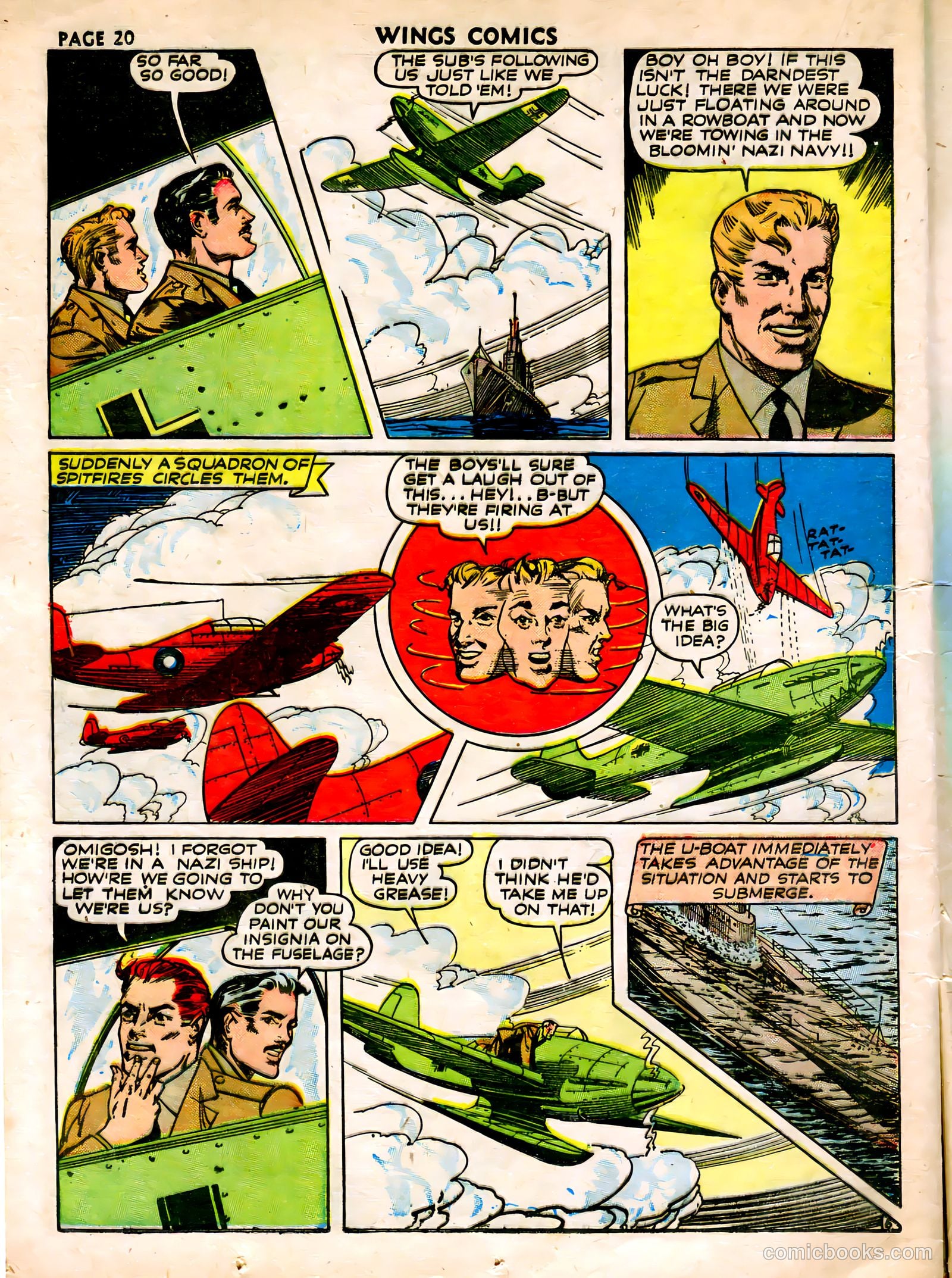 Wings Comics #15 (1941) — page 22 of 68