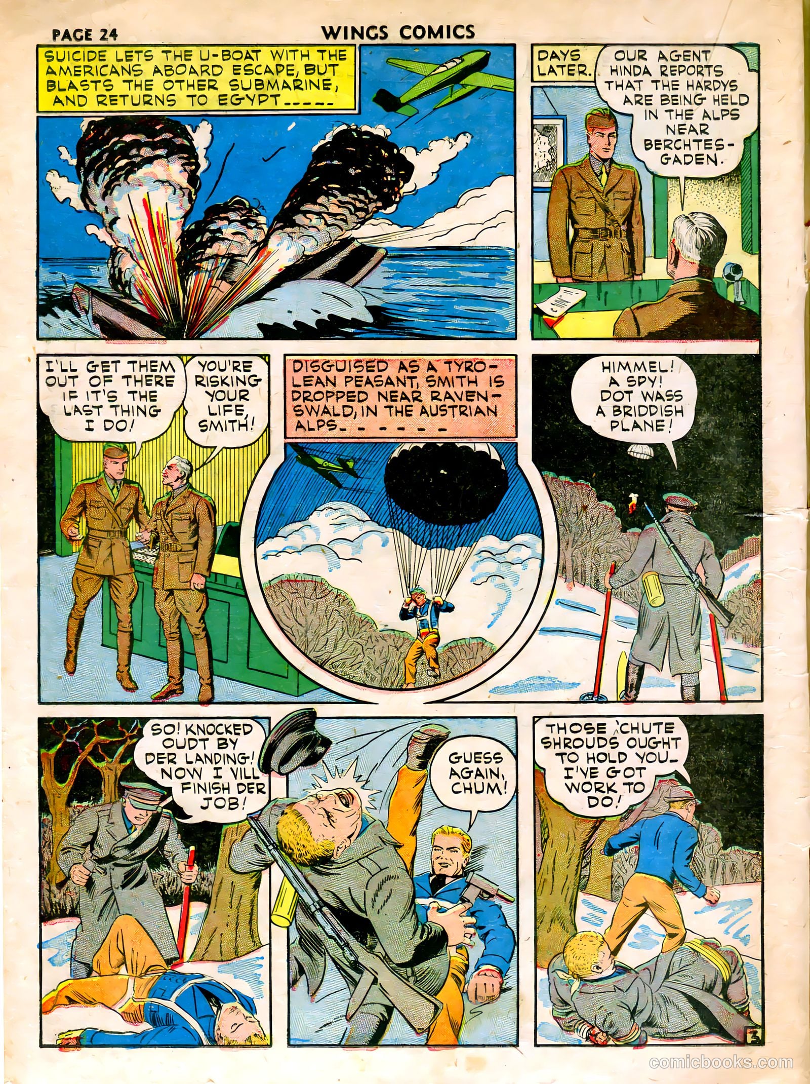 Wings Comics #15 (1941) — page 26 of 68