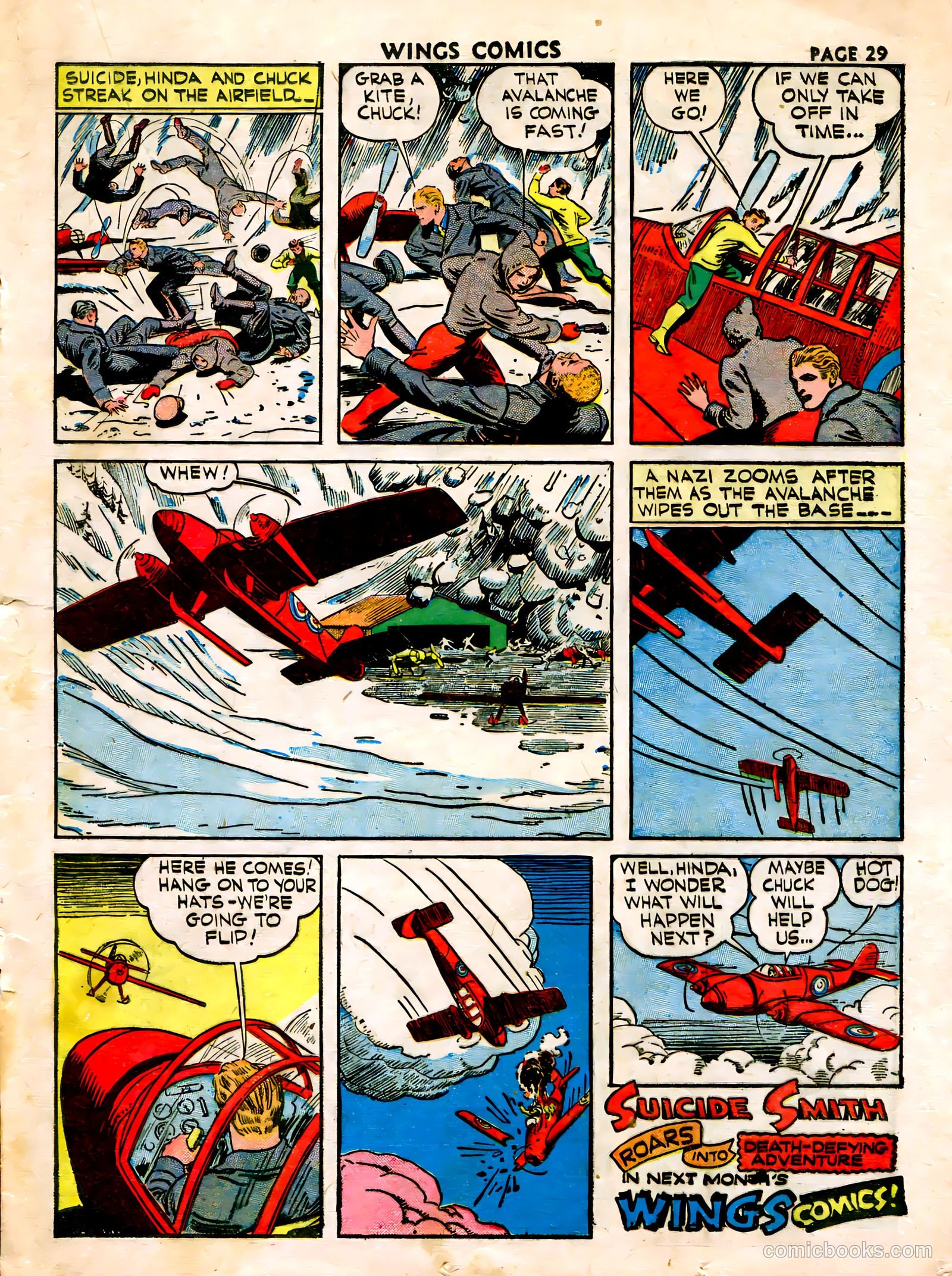 Wings Comics #15 (1941) — page 31 of 68