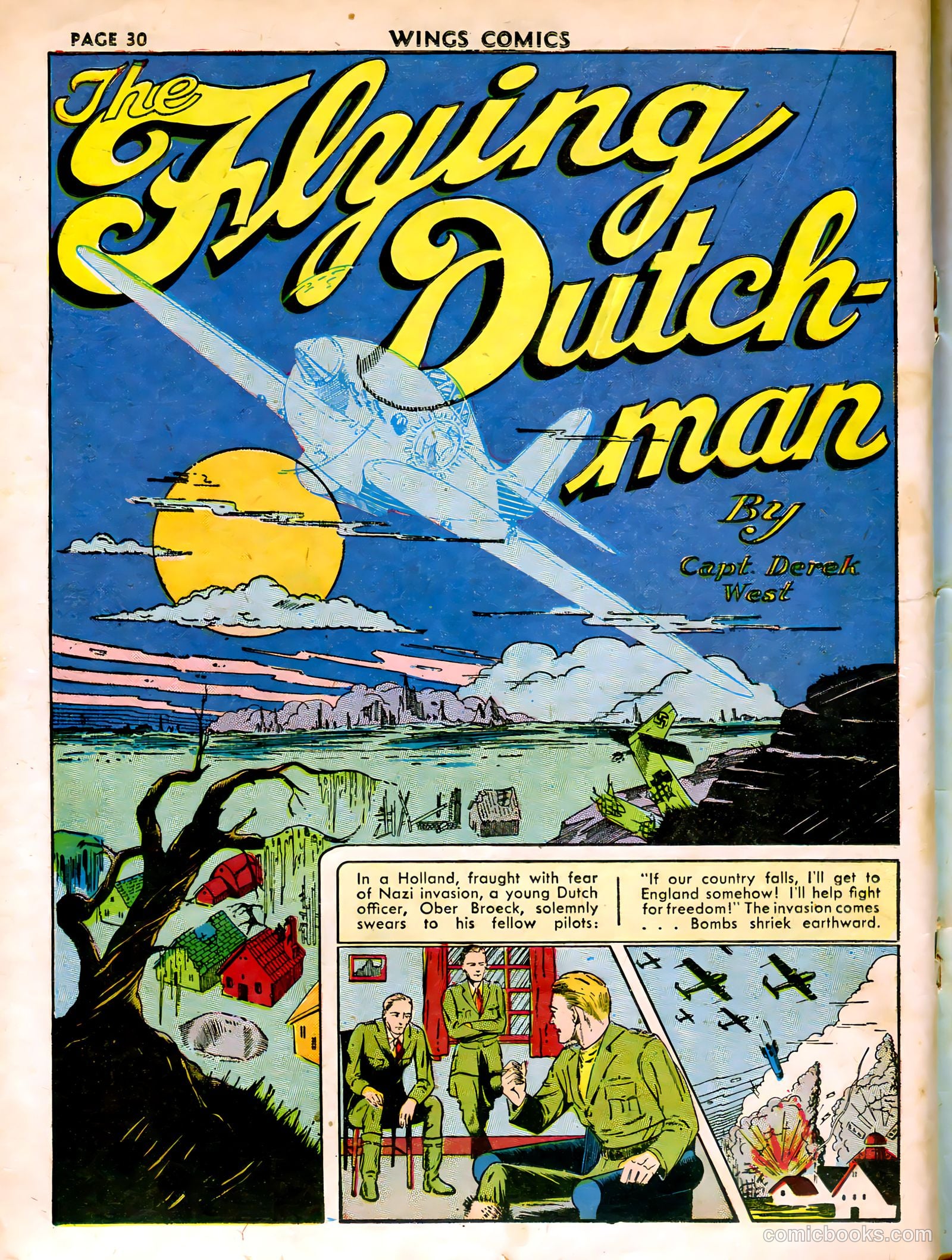 Wings Comics #15 (1941) — page 32 of 68