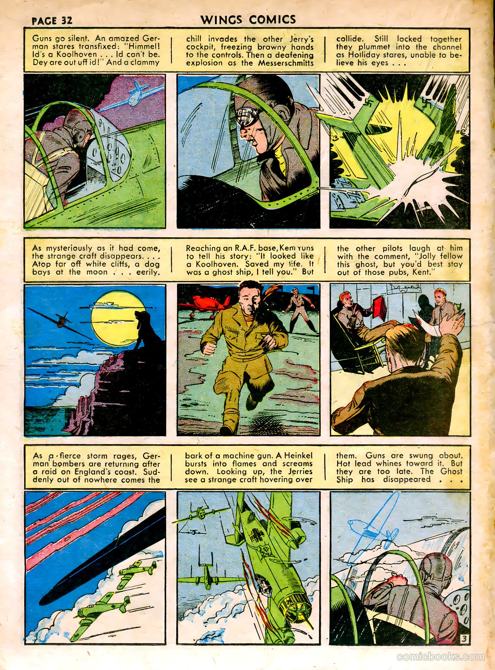 Wings Comics #15 (1941) — page 34 of 68