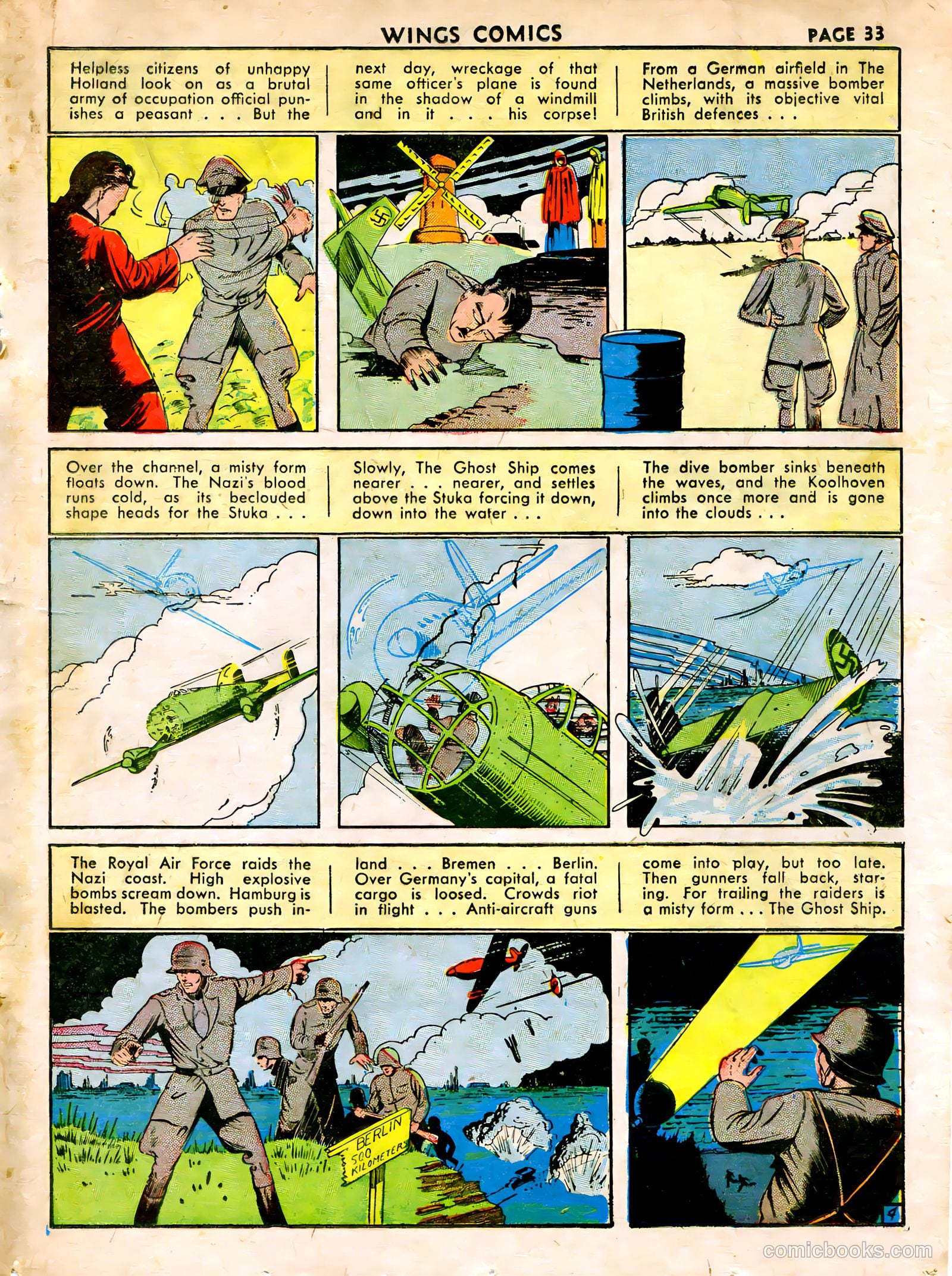 Wings Comics #15 (1941) — page 35 of 68