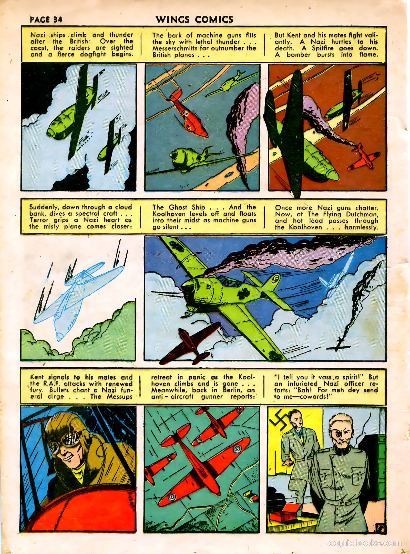 Wings Comics #15 (1941) — page 36 of 68