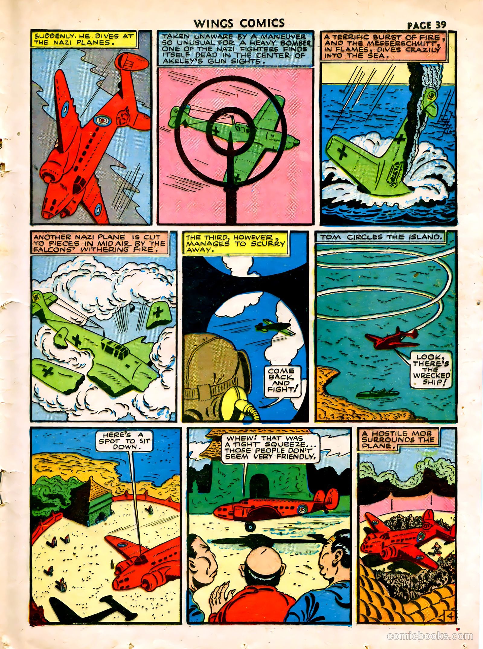 Wings Comics #15 (1941) — page 41 of 68