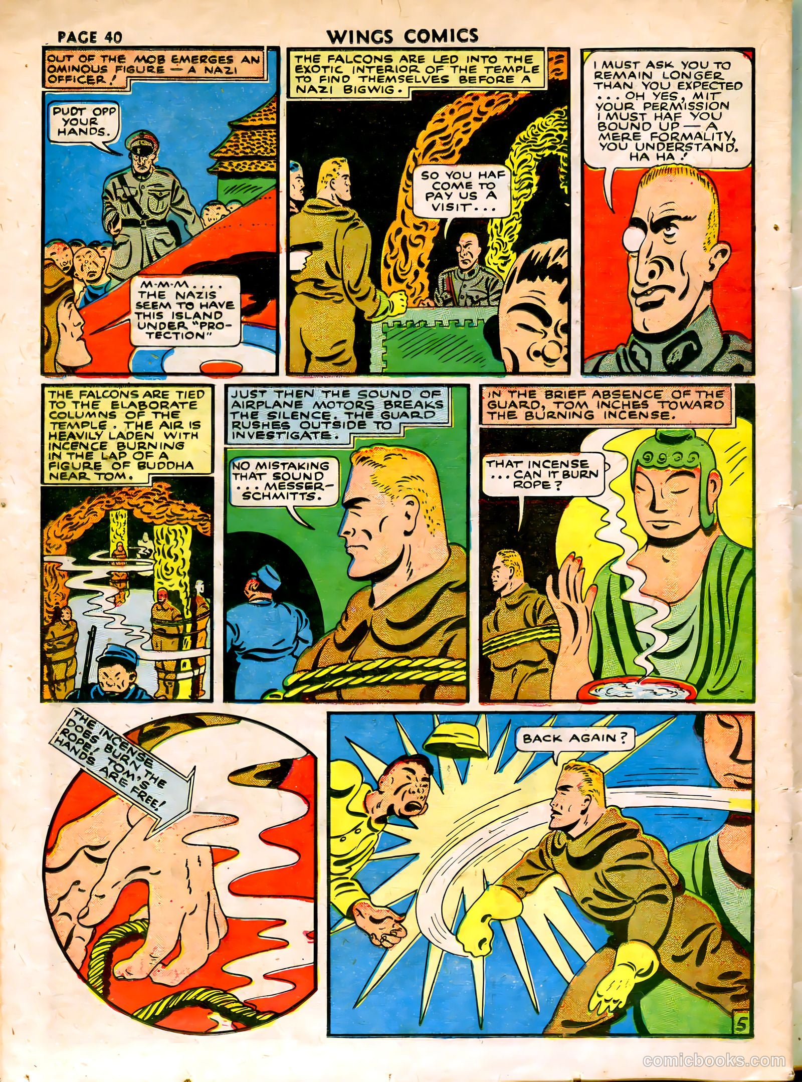 Wings Comics #15 (1941) — page 42 of 68