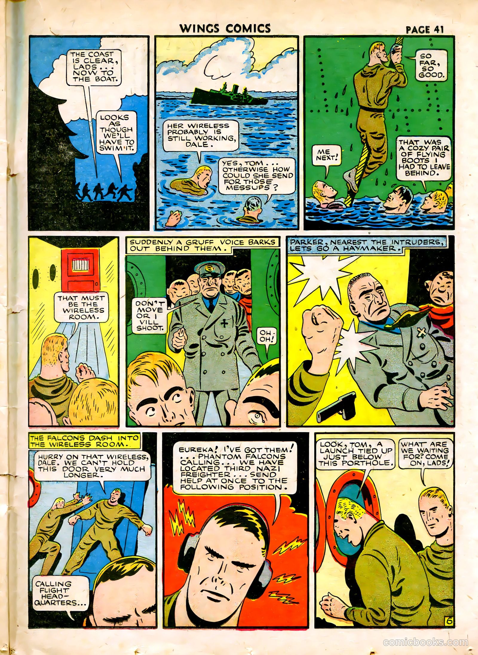 Wings Comics #15 (1941) — page 43 of 68