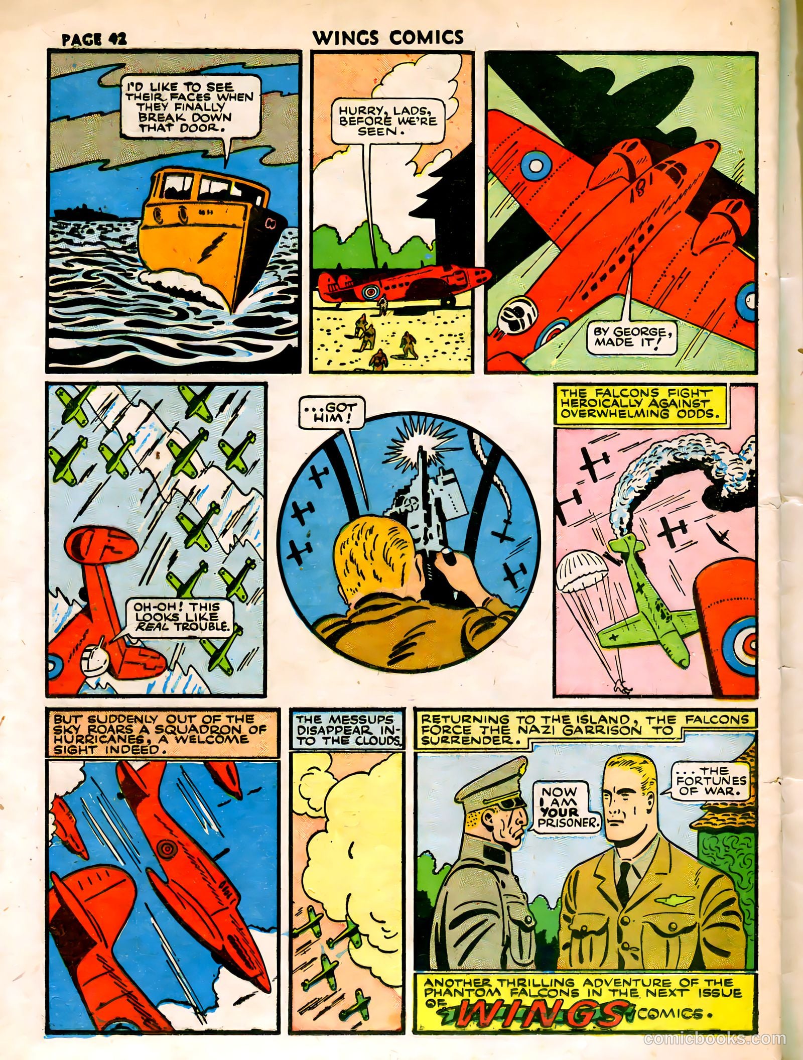 Wings Comics #15 (1941) — page 44 of 68
