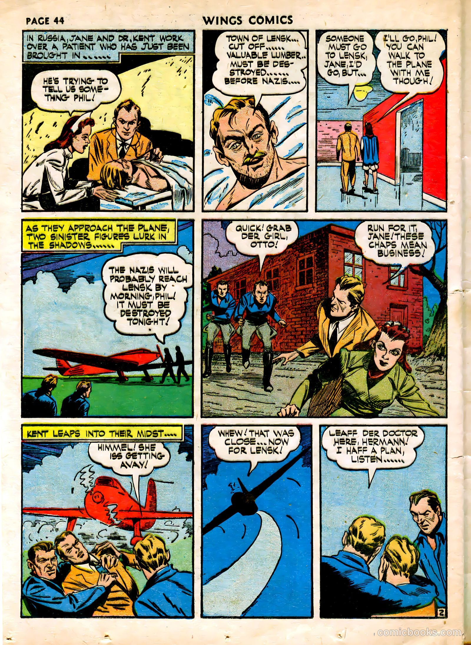 Wings Comics #15 (1941) — page 46 of 68