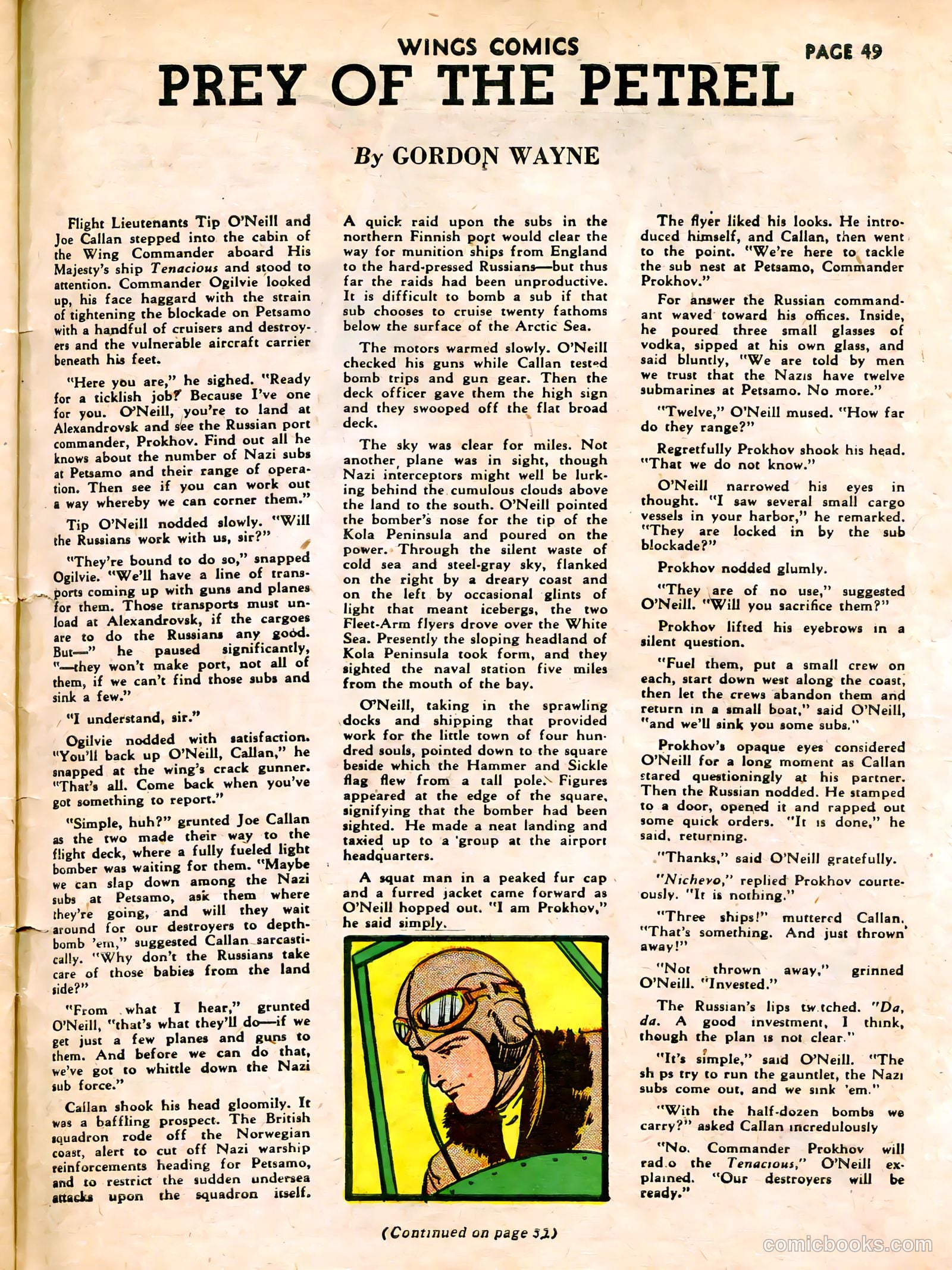Wings Comics #15 (1941) — page 51 of 68