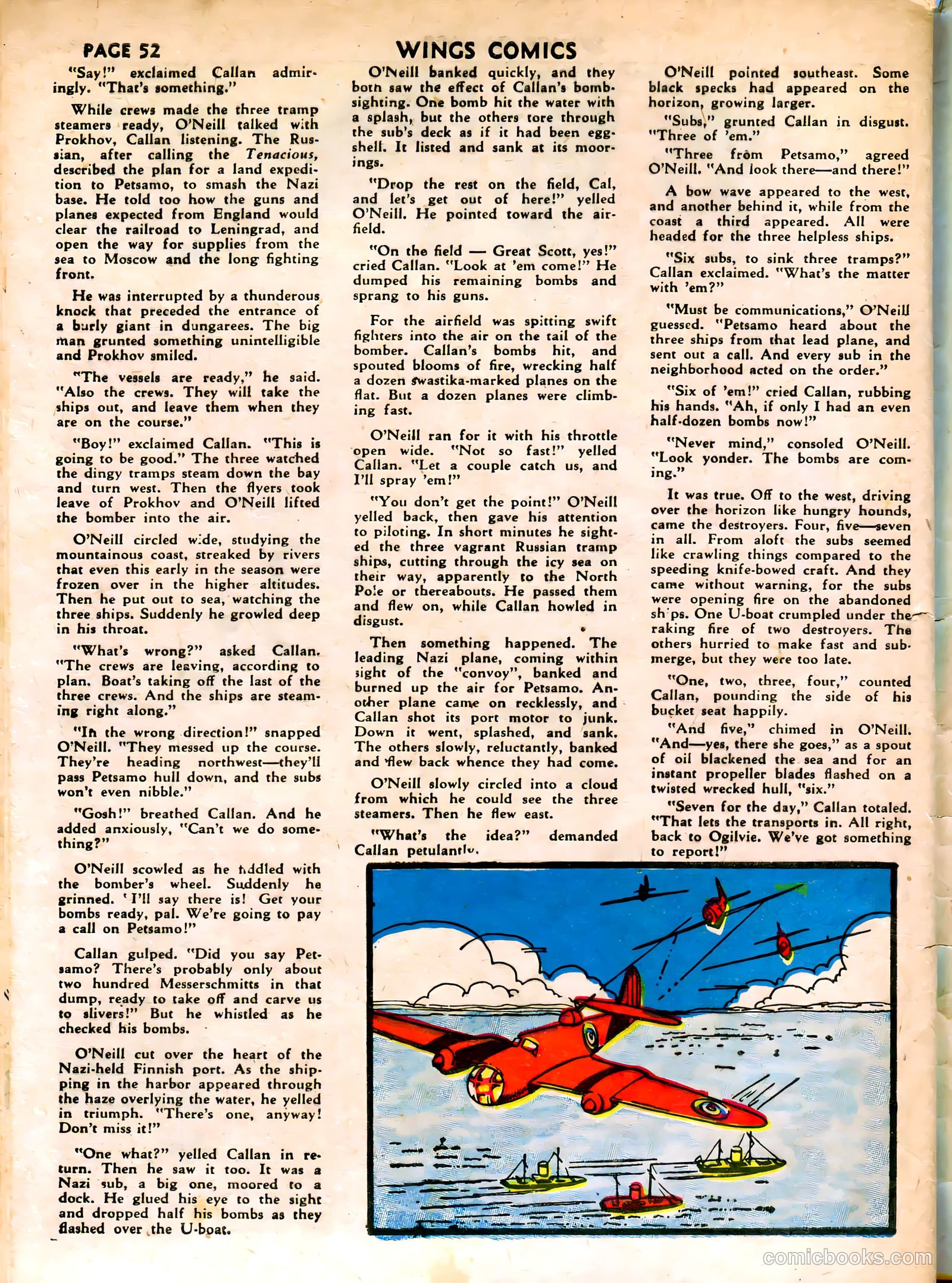 Wings Comics #15 (1941) — page 52 of 68