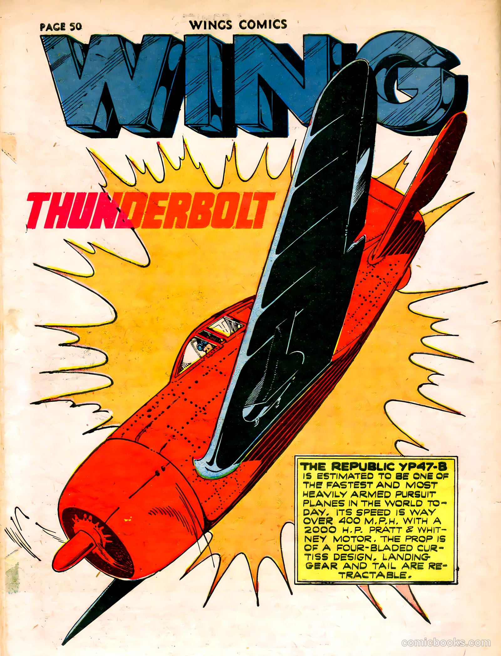 Wings Comics #15 (1941) — page 53 of 68