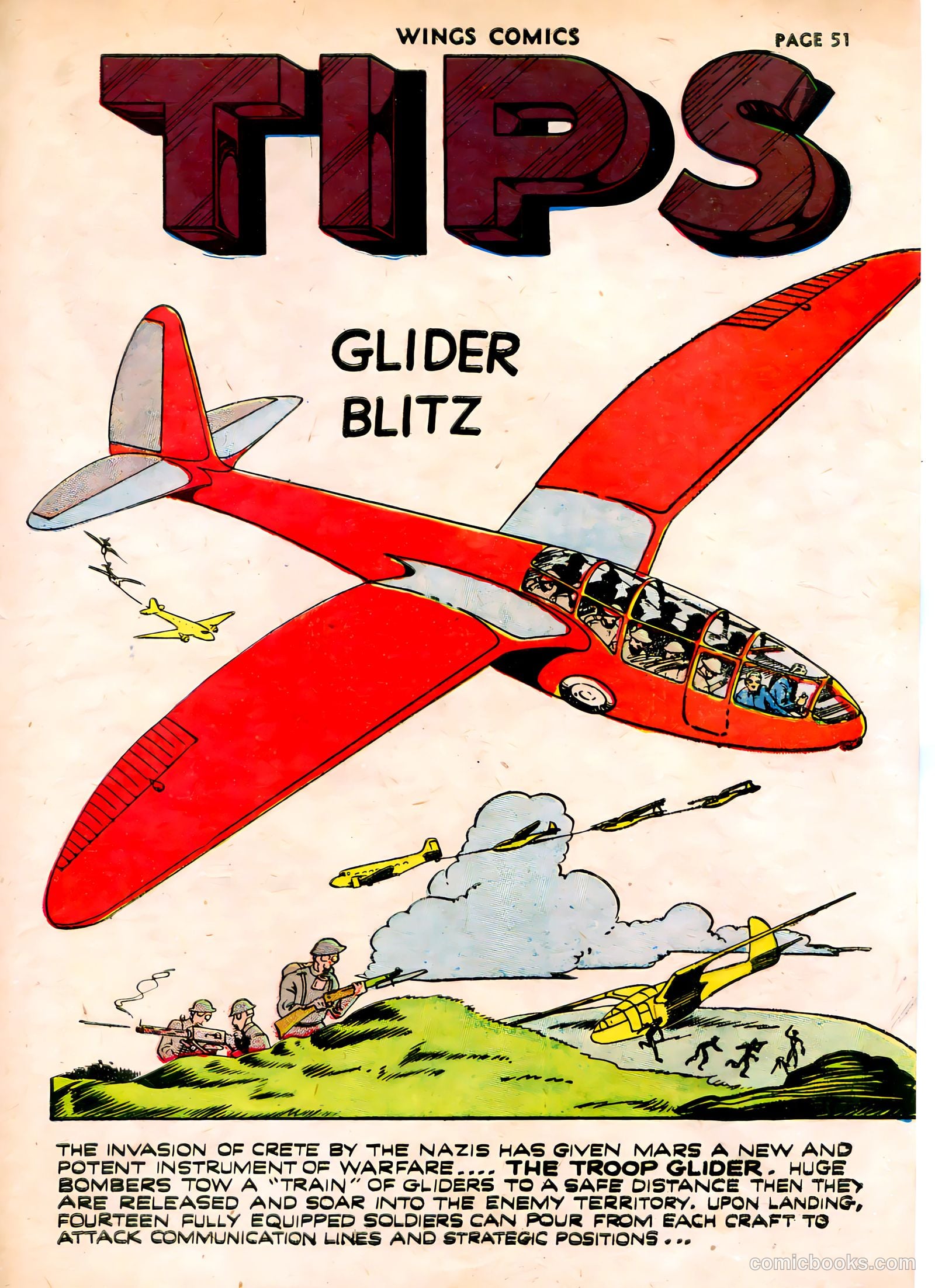 Wings Comics #15 (1941) — page 54 of 68