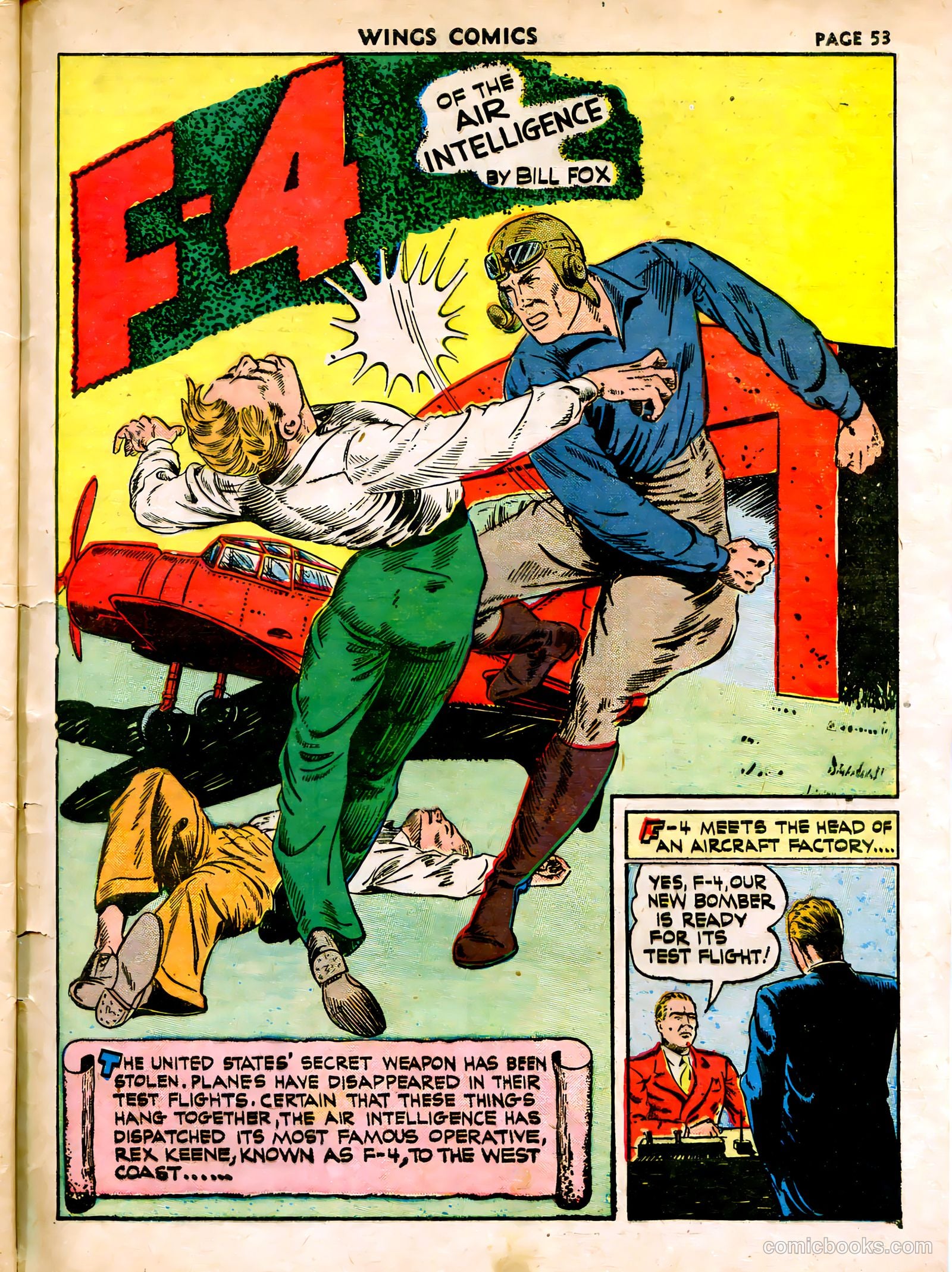 Wings Comics #15 (1941) — page 55 of 68