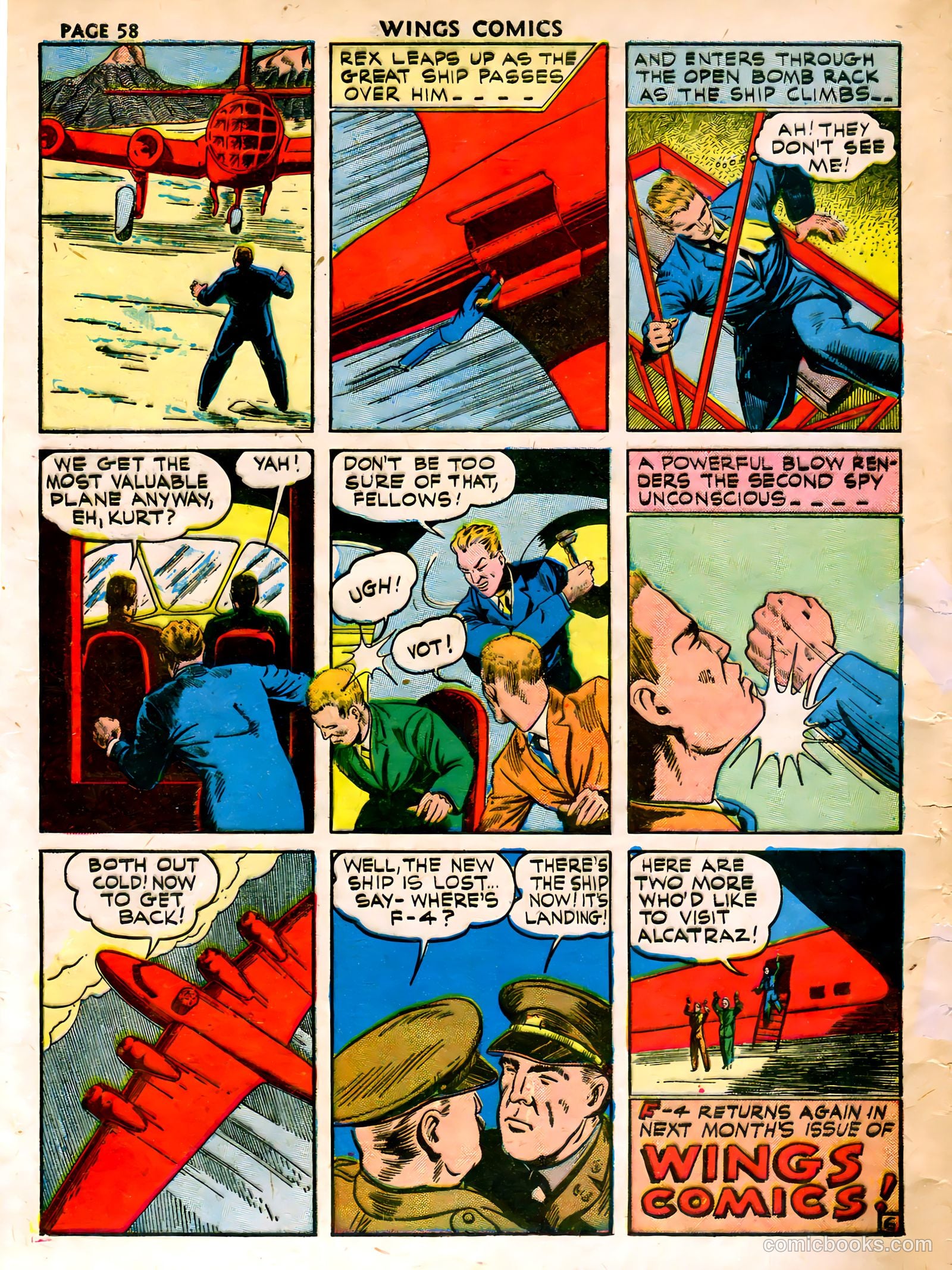 Wings Comics #15 (1941) — page 60 of 68
