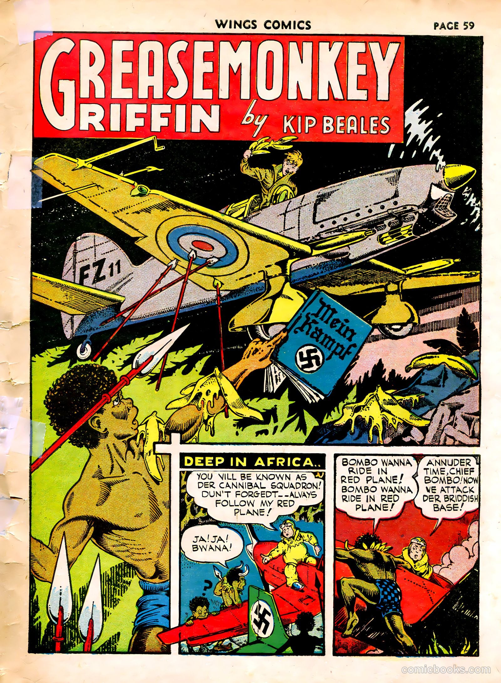 Wings Comics #15 (1941) — page 61 of 68