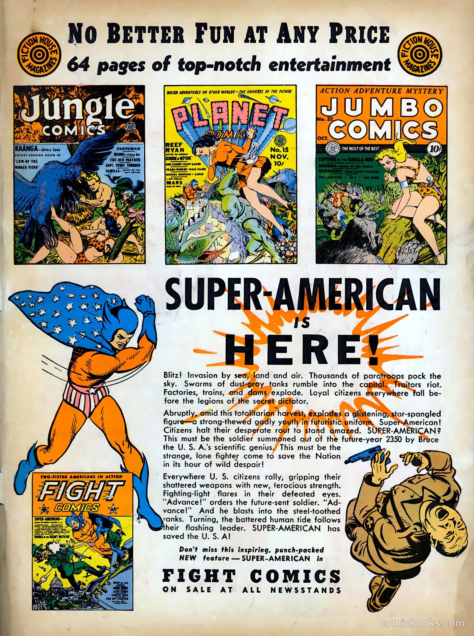Wings Comics #15 (1941) — page 67 of 68
