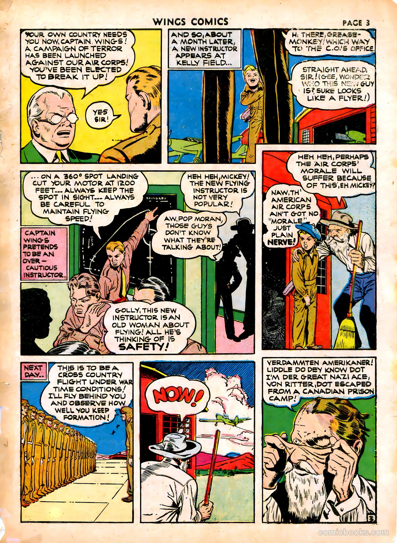 Wings Comics #16 (1941) — page 5 of 68