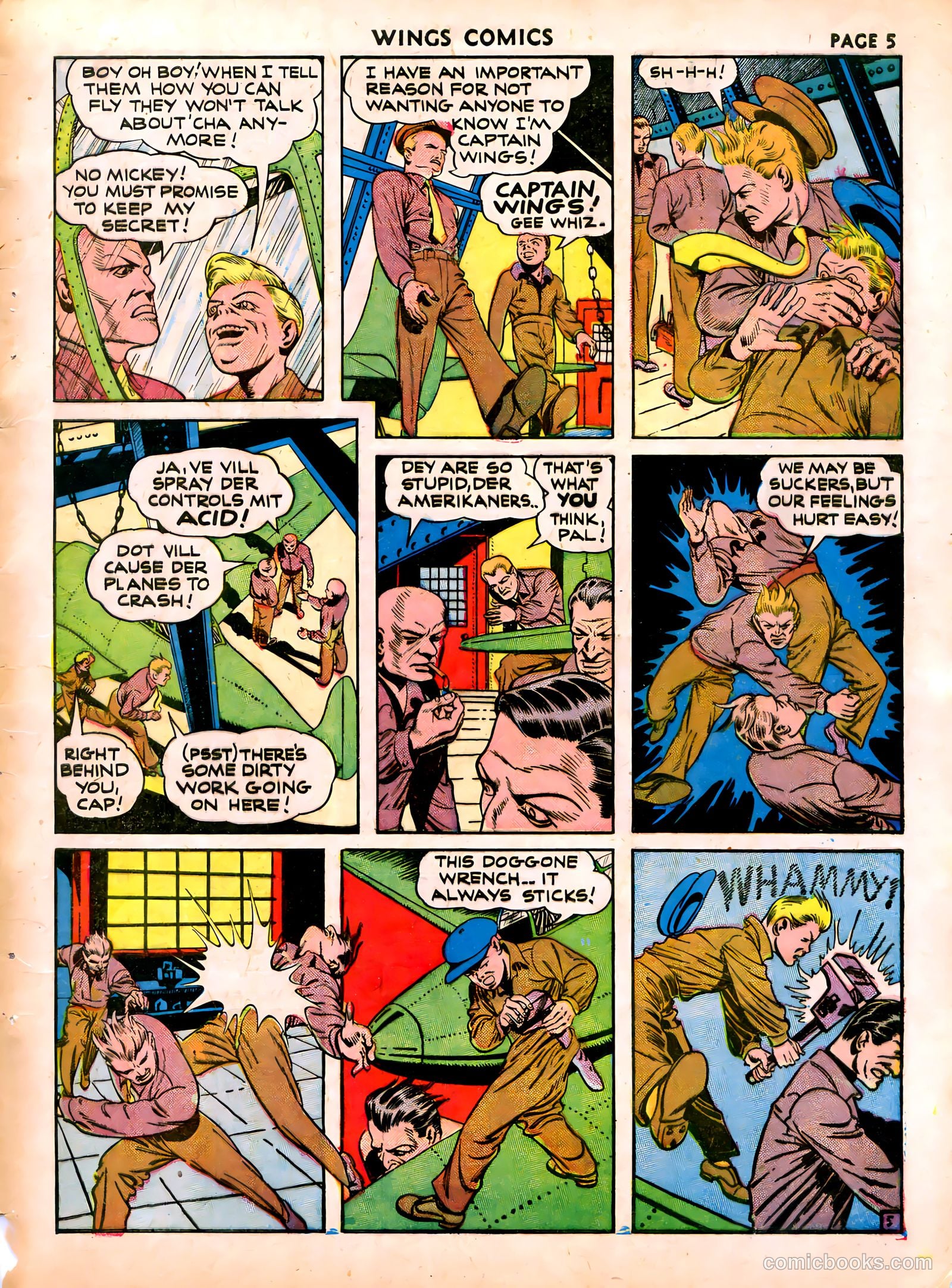 Wings Comics #16 (1941) — page 7 of 68