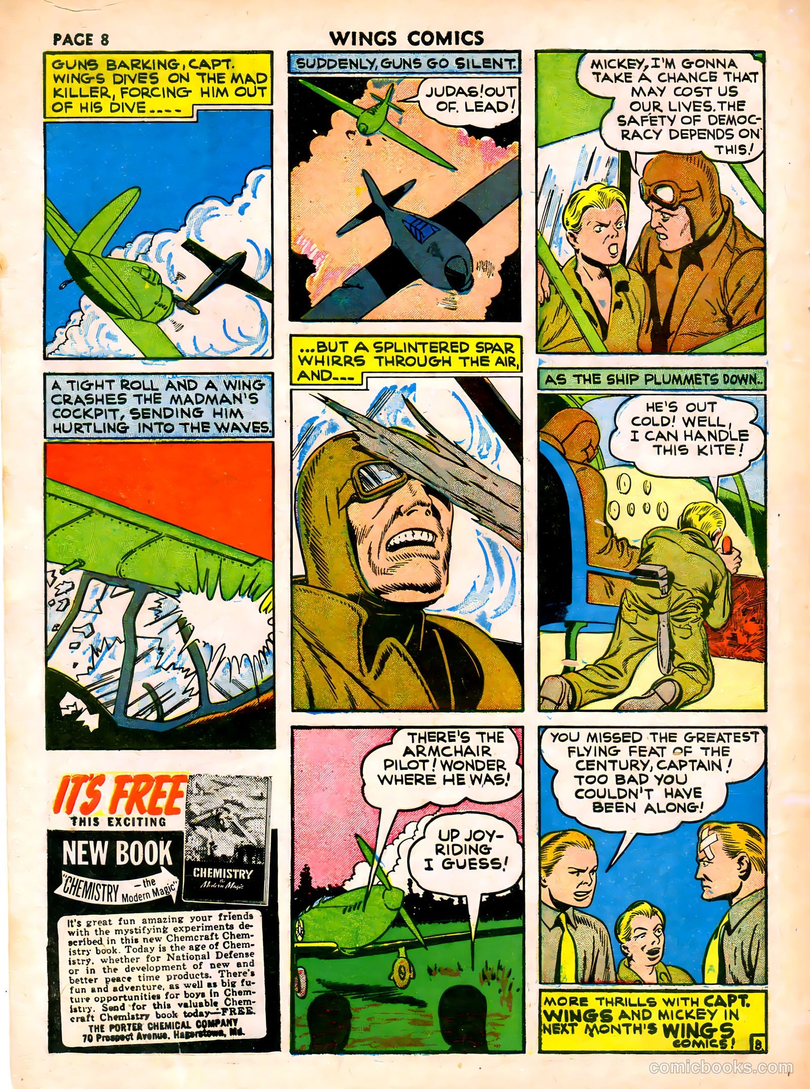 Wings Comics #16 (1941) — page 10 of 68