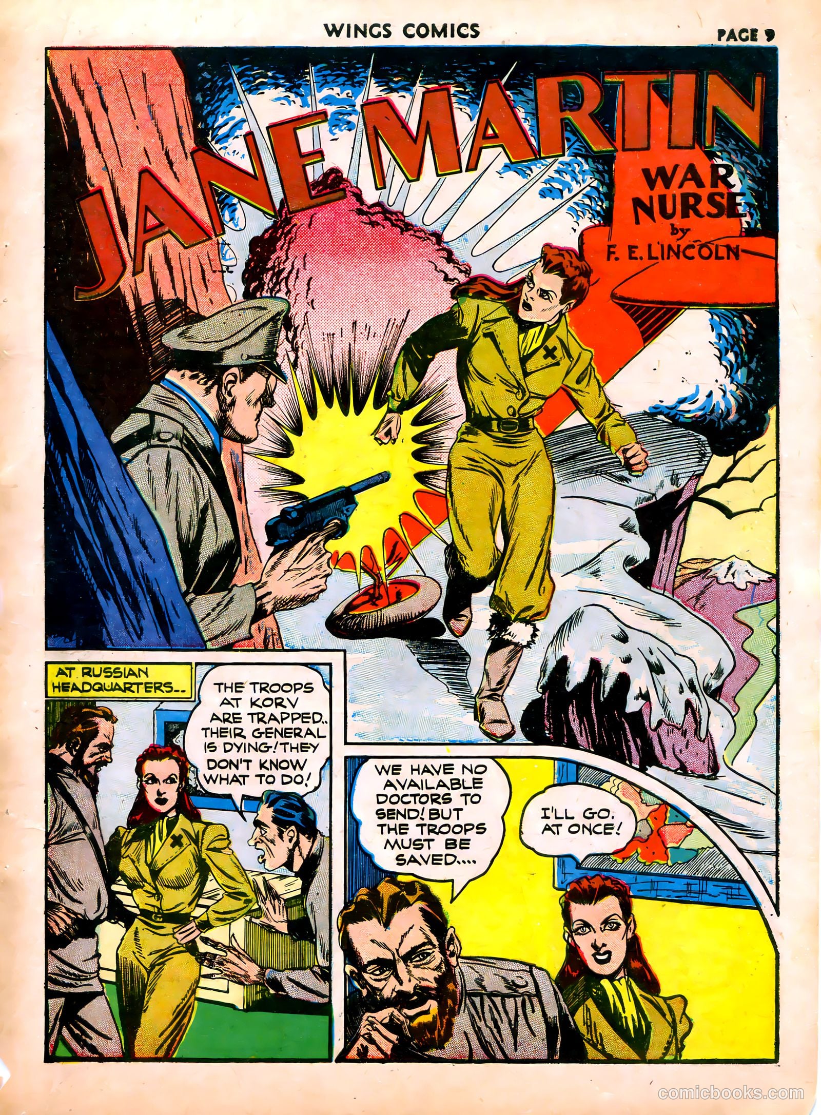 Wings Comics #16 (1941) — page 11 of 68