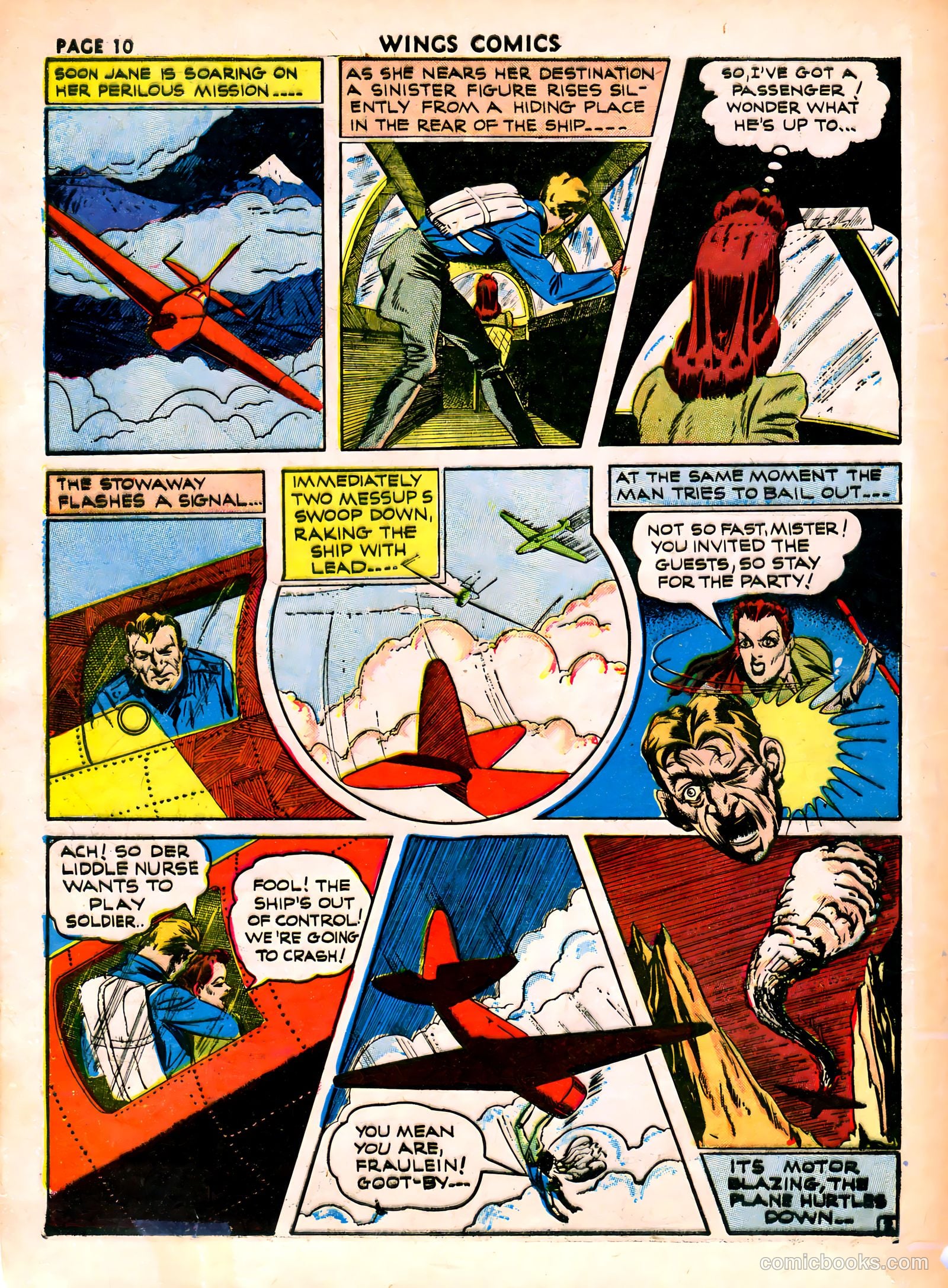Wings Comics #16 (1941) — page 12 of 68
