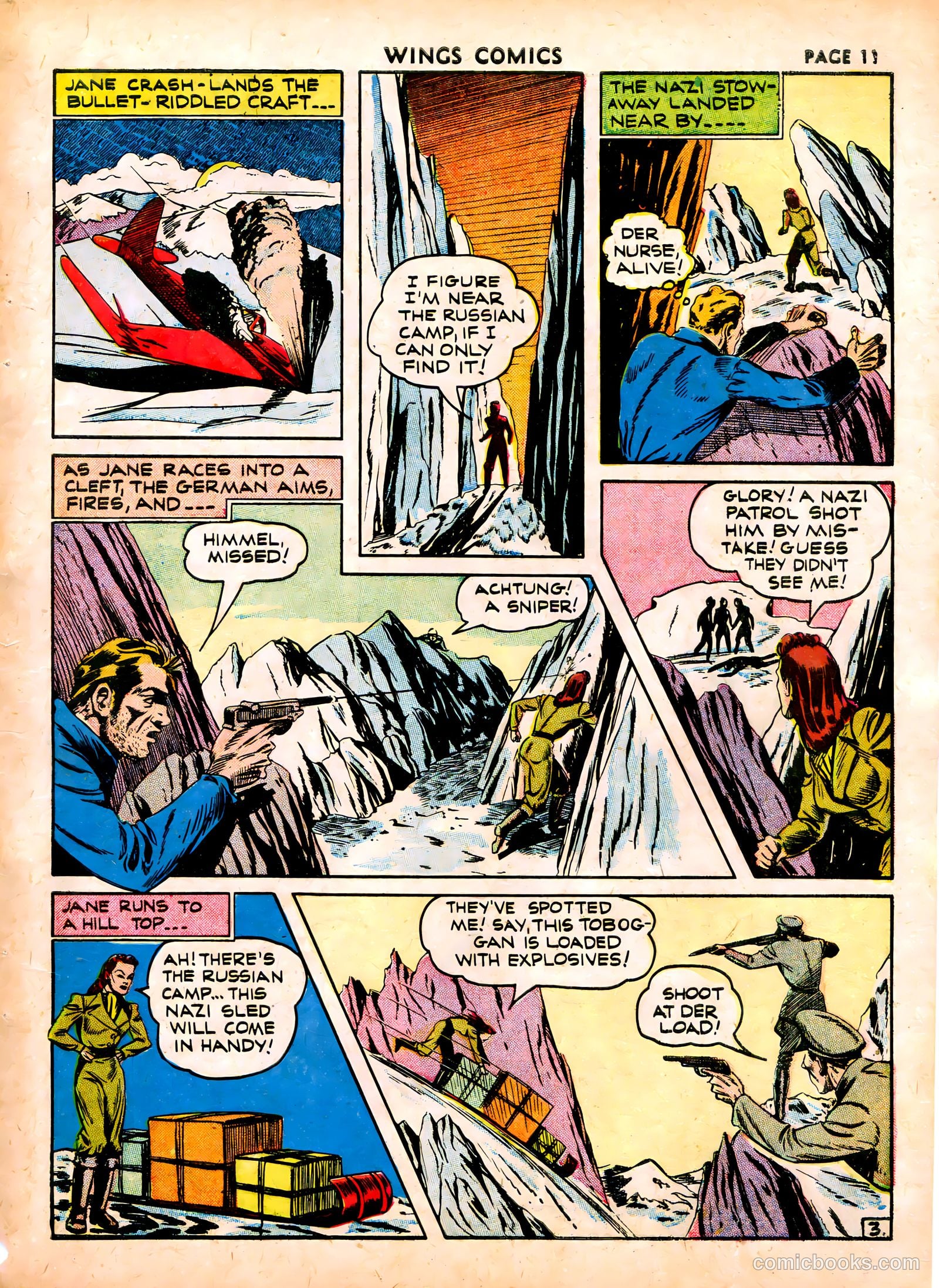 Wings Comics #16 (1941) — page 13 of 68