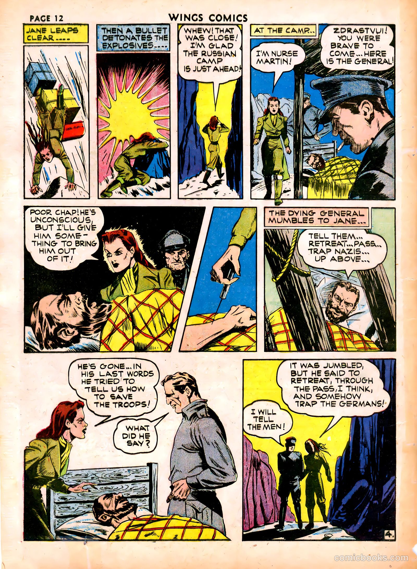 Wings Comics #16 (1941) — page 14 of 68