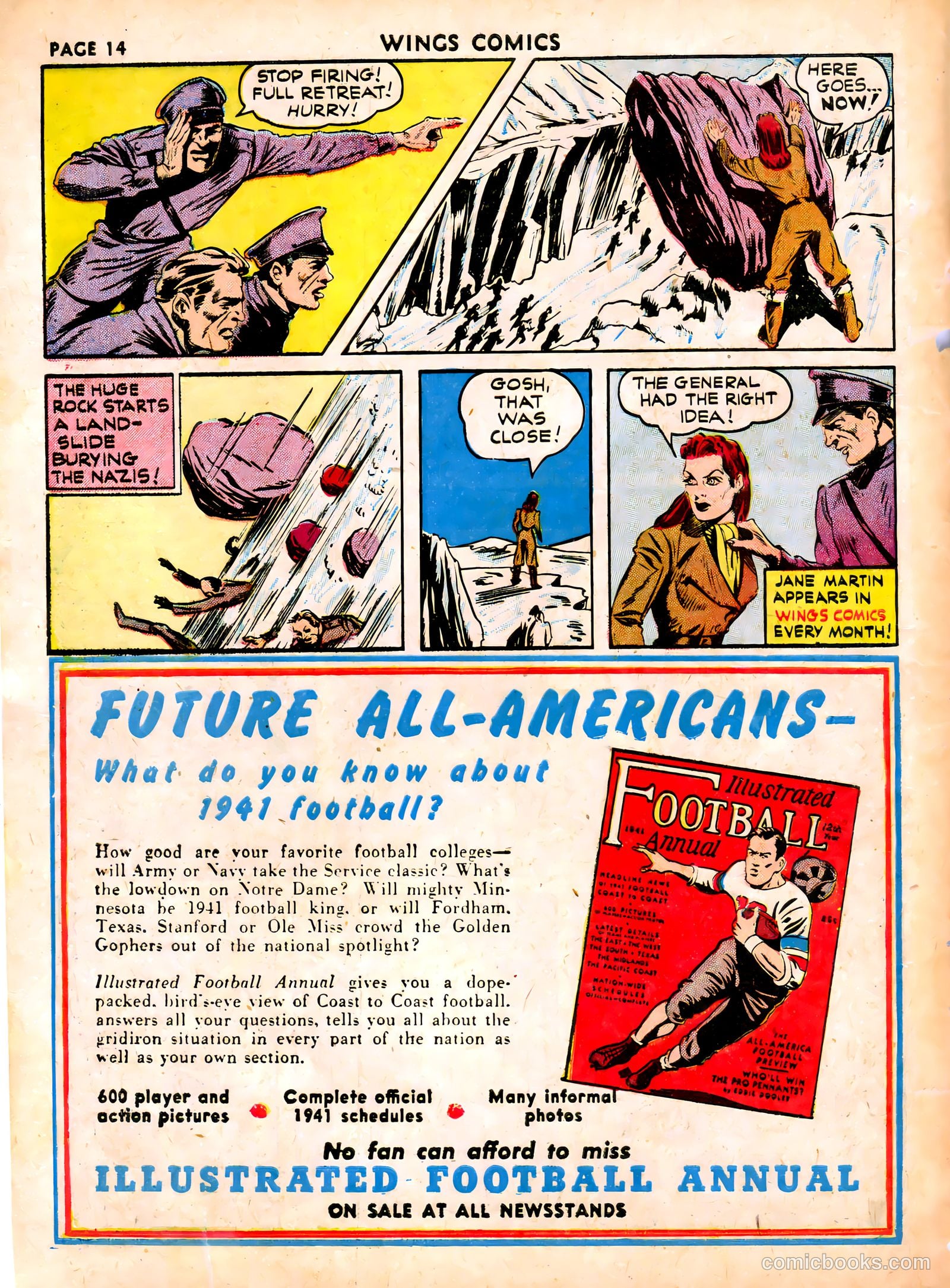 Wings Comics #16 (1941) — page 16 of 68