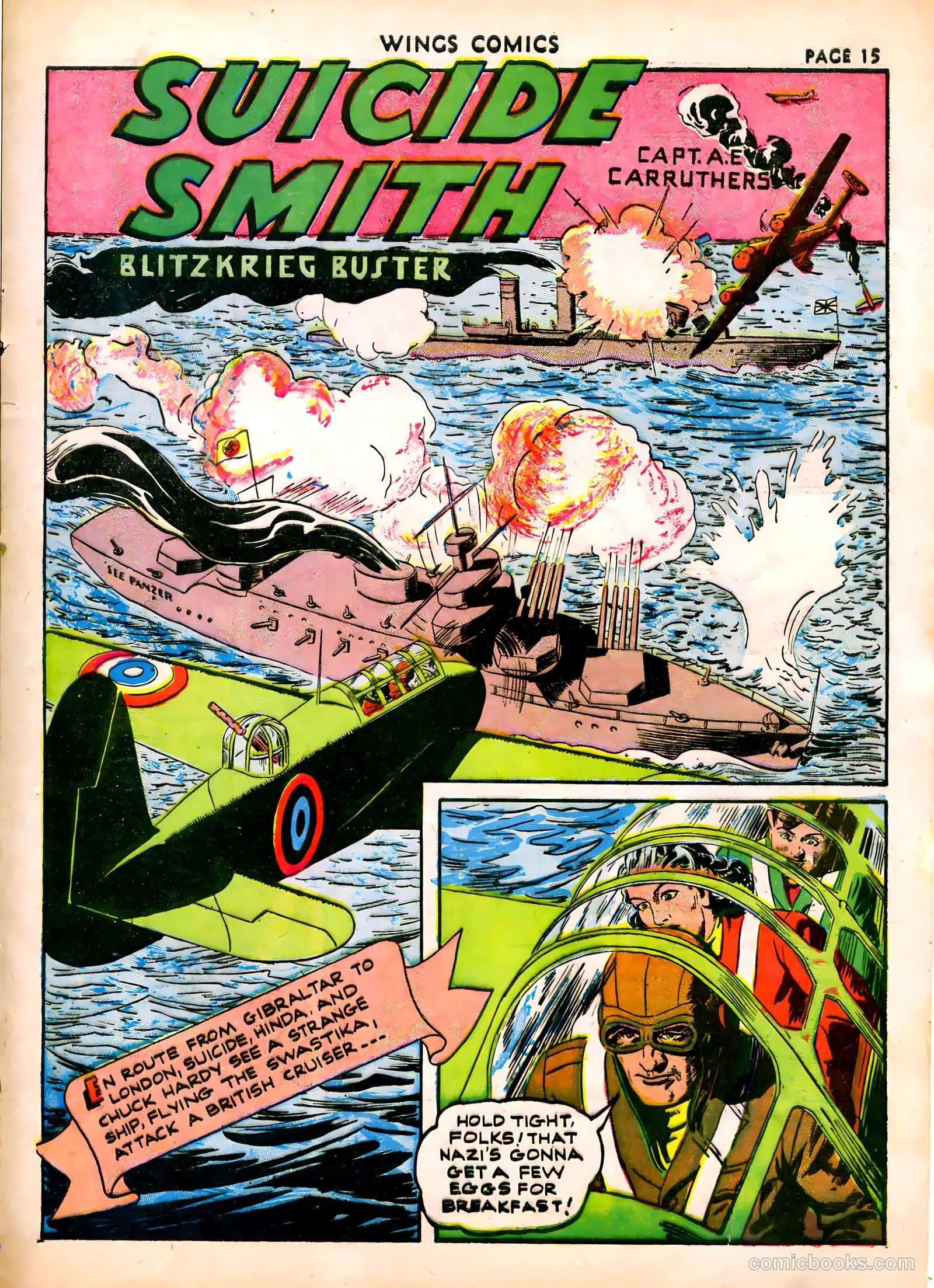 Wings Comics #16 (1941) — page 17 of 68