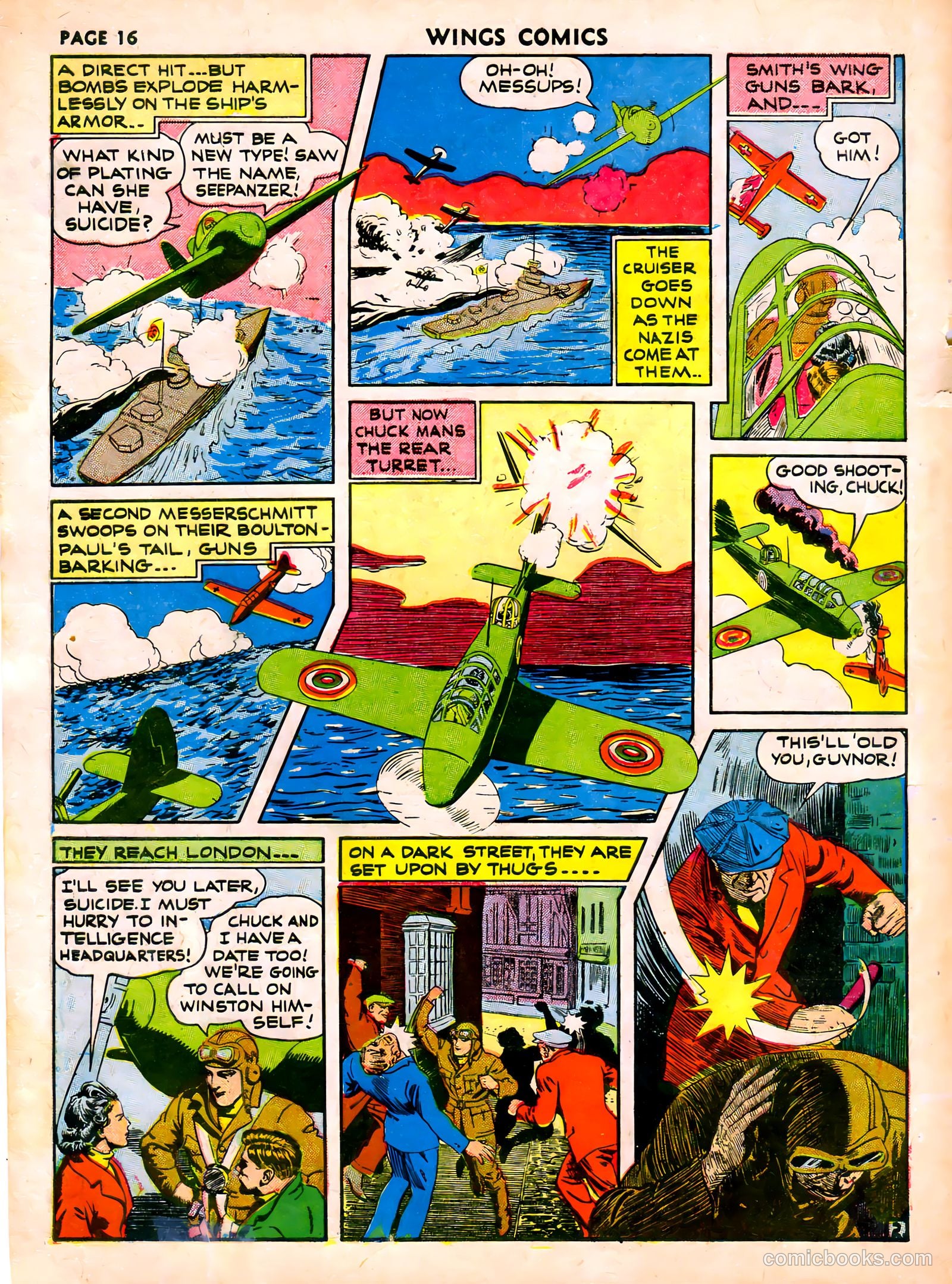 Wings Comics #16 (1941) — page 18 of 68