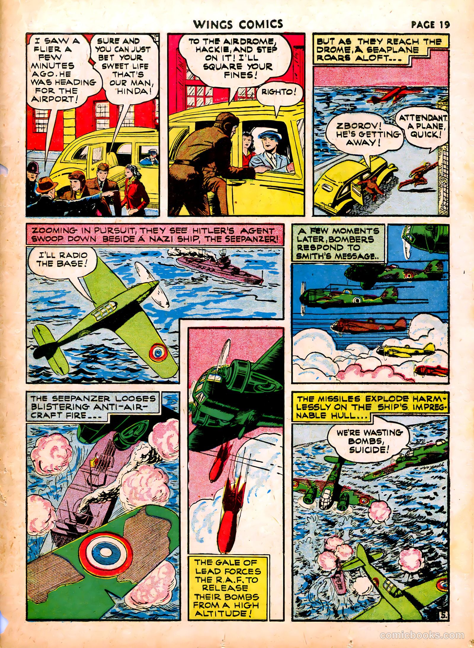 Wings Comics #16 (1941) — page 21 of 68