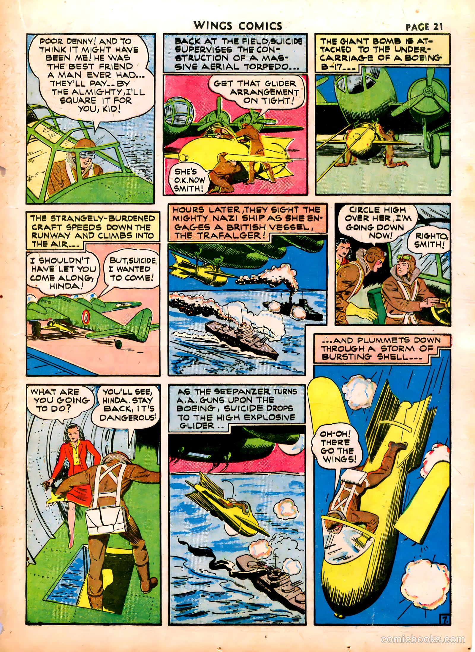 Wings Comics #16 (1941) — page 23 of 68