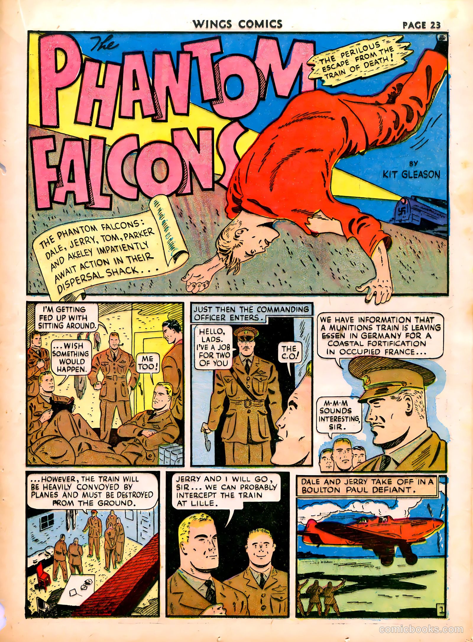 Wings Comics #16 (1941) — page 25 of 68