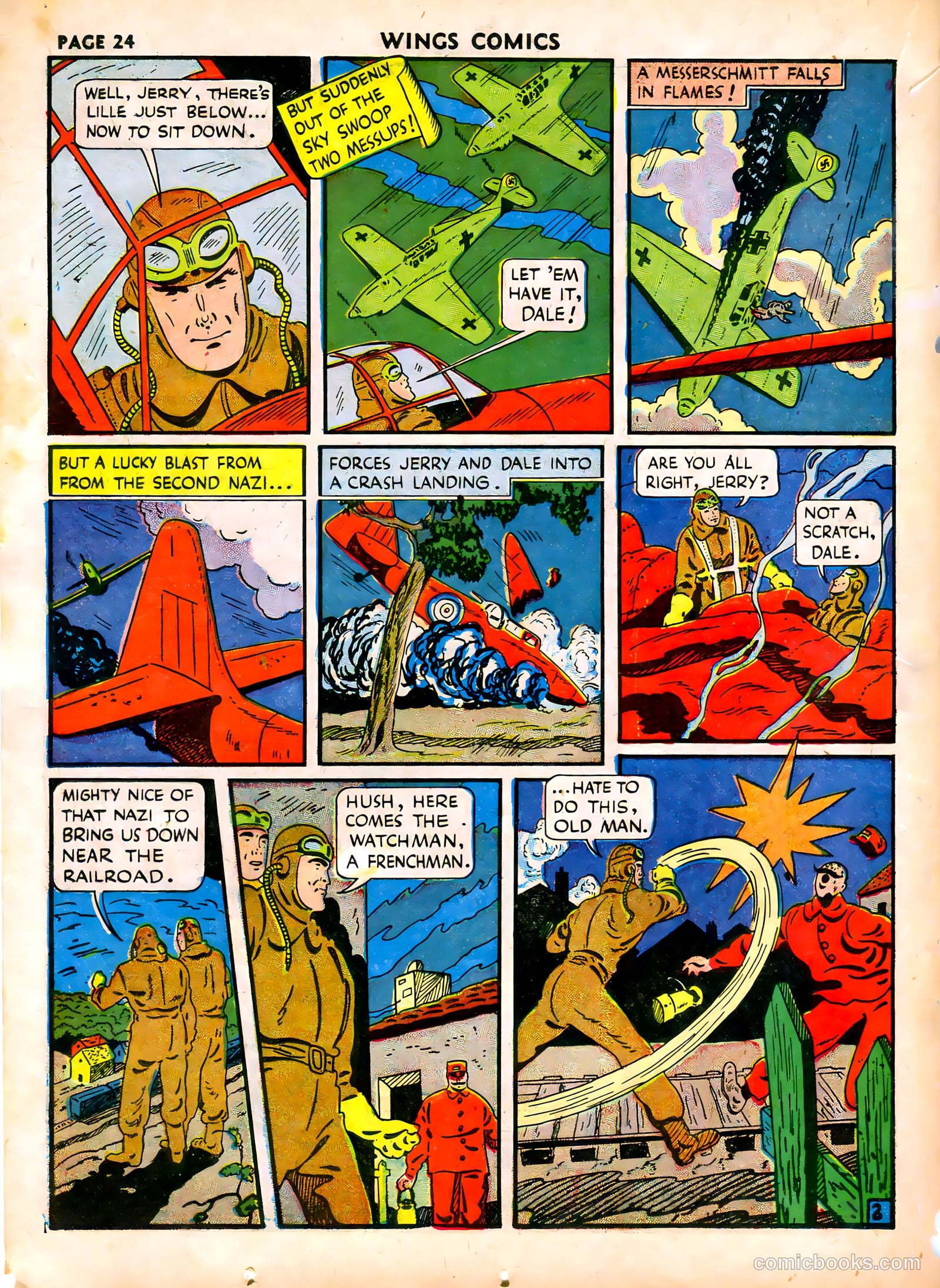 Wings Comics #16 (1941) — page 26 of 68