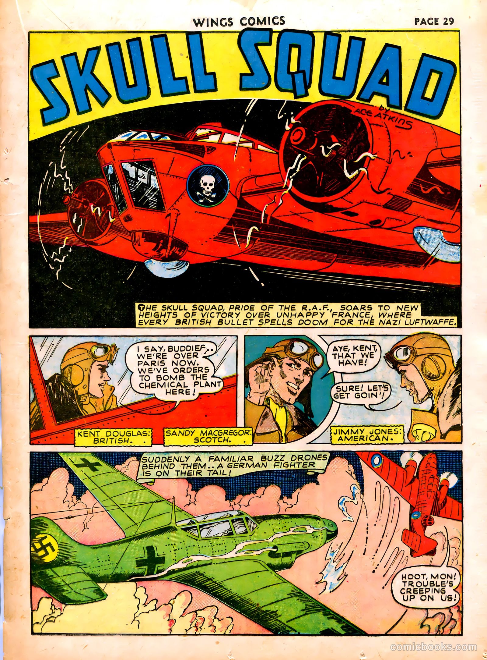 Wings Comics #16 (1941) — page 31 of 68