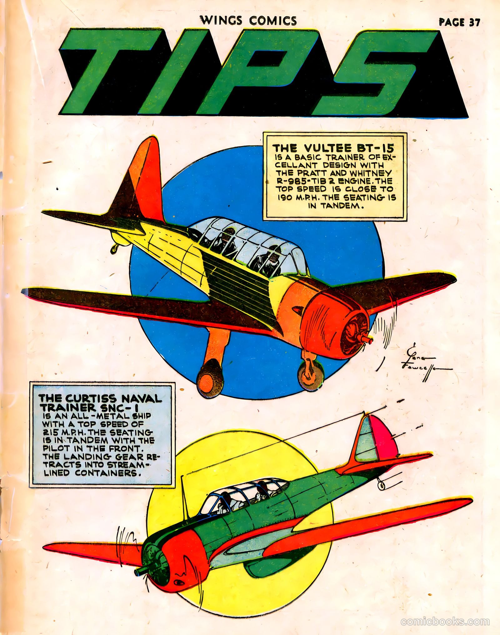 Wings Comics #16 (1941) — page 39 of 68