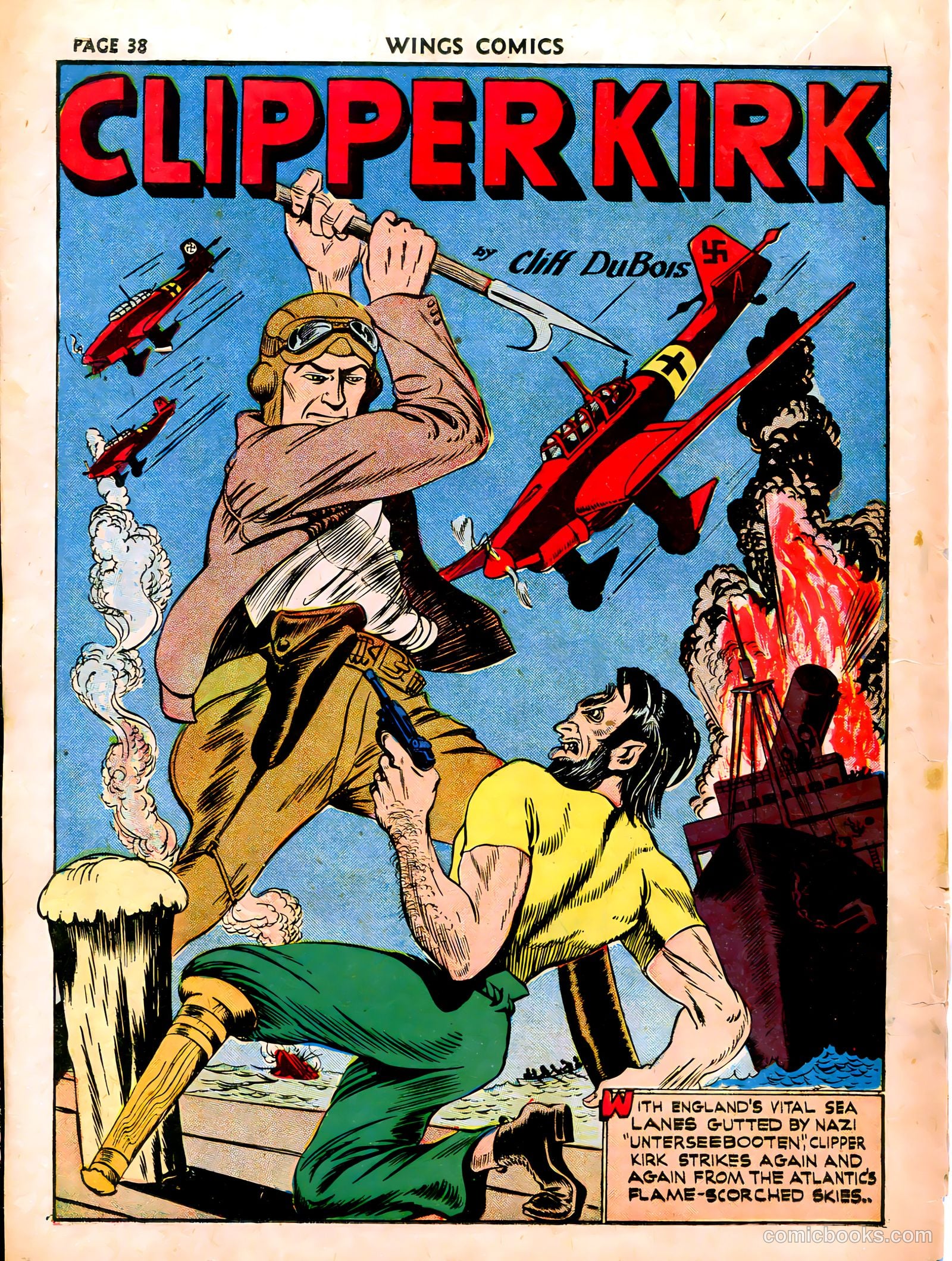 Wings Comics #16 (1941) — page 40 of 68