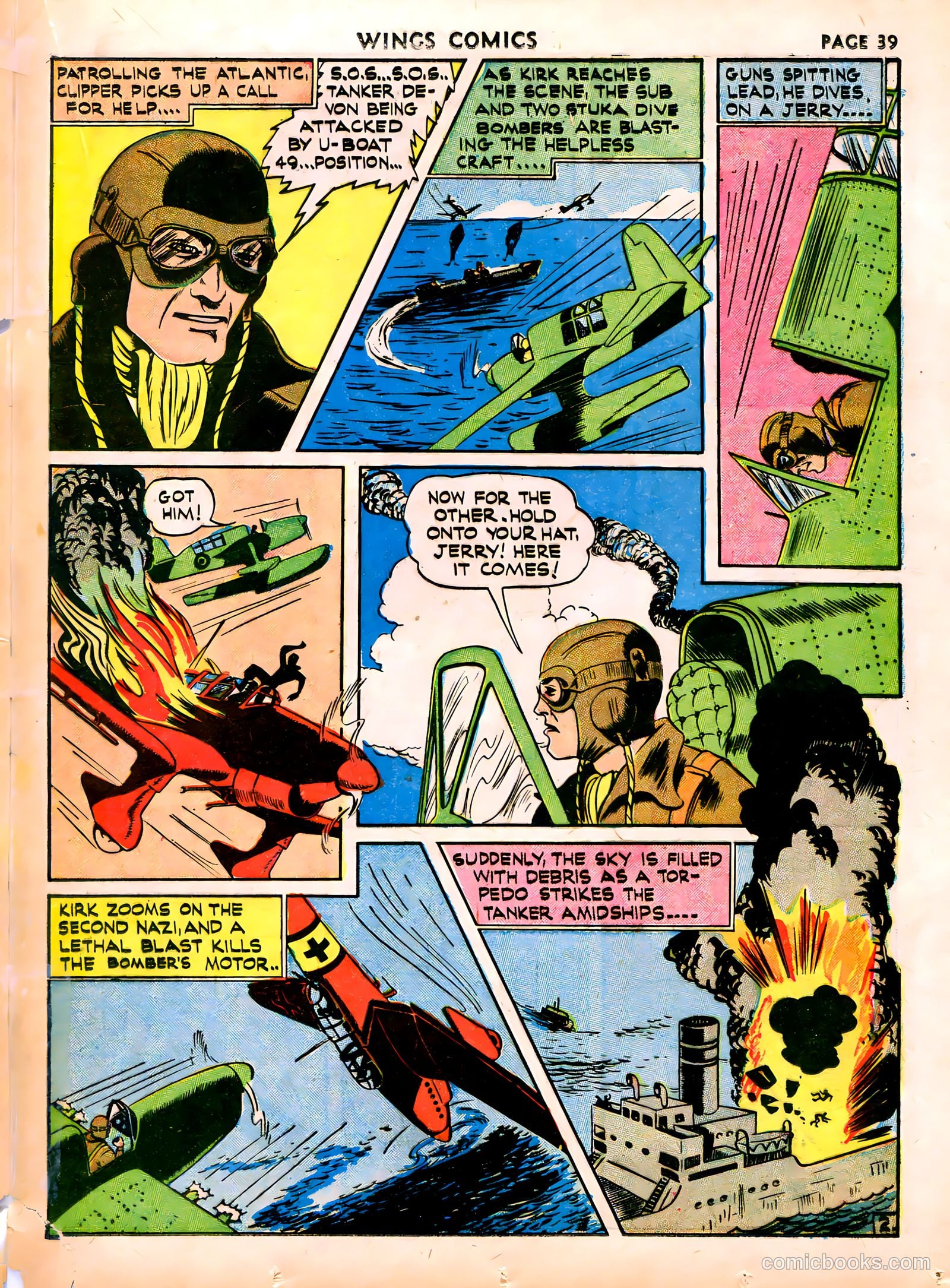 Wings Comics #16 (1941) — page 41 of 68