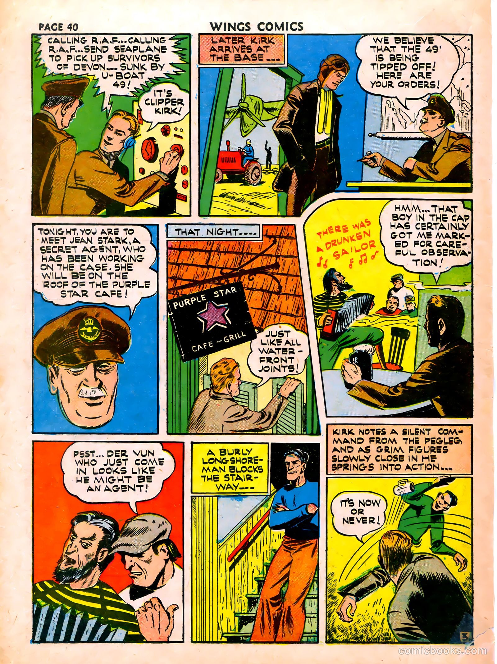 Wings Comics #16 (1941) — page 42 of 68