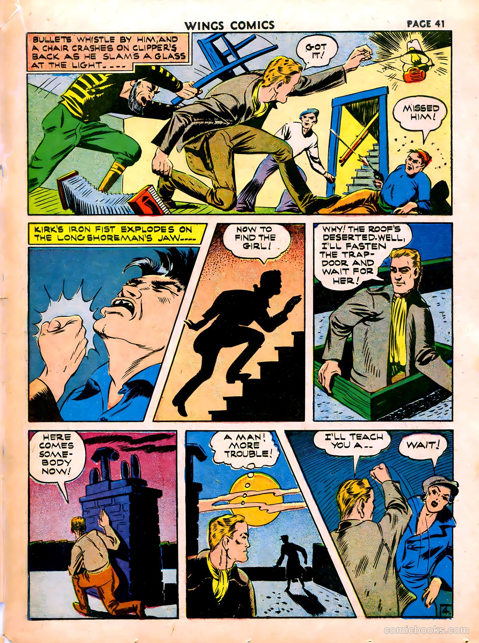 Wings Comics #16 (1941) — page 43 of 68