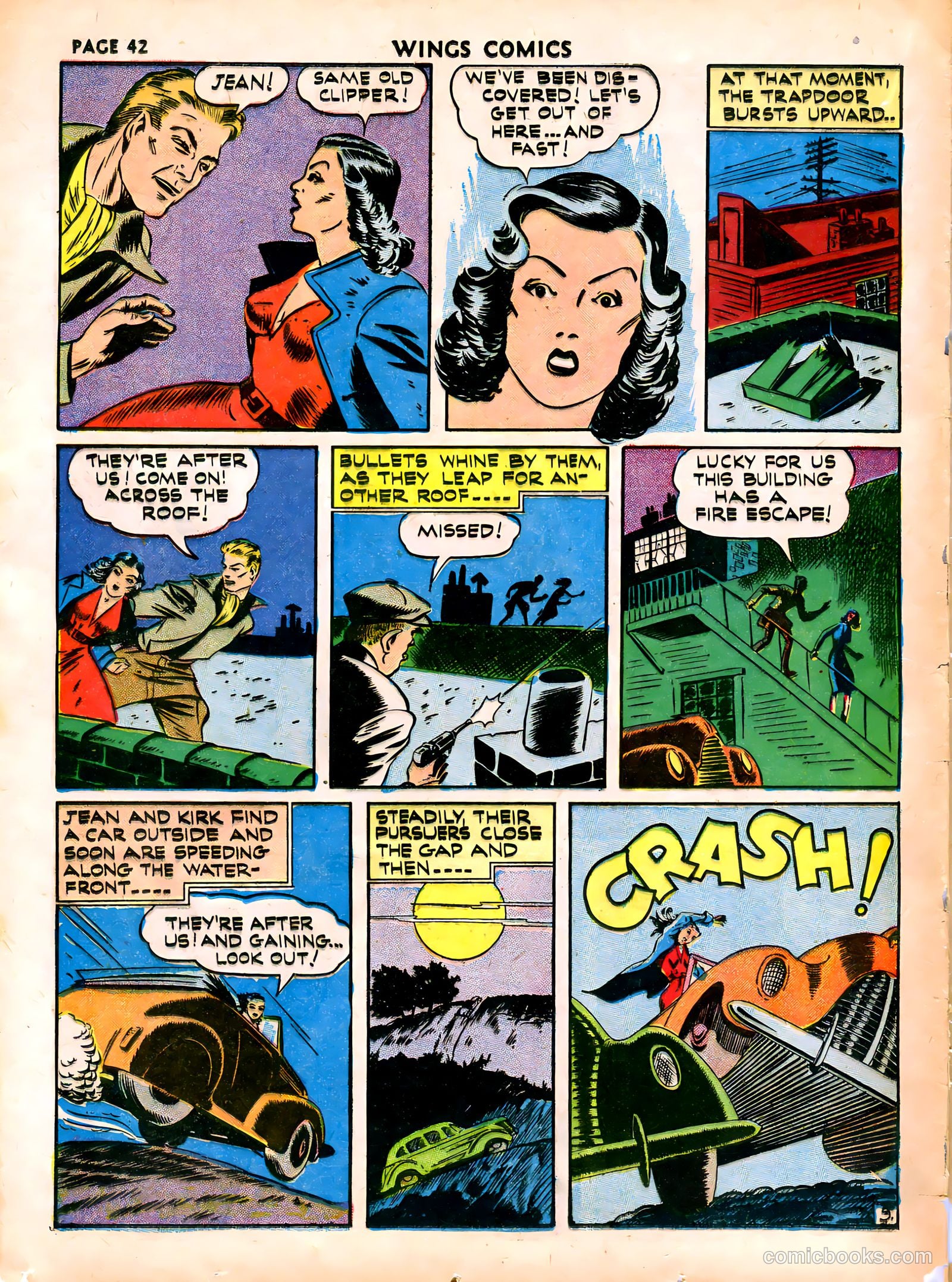 Wings Comics #16 (1941) — page 44 of 68
