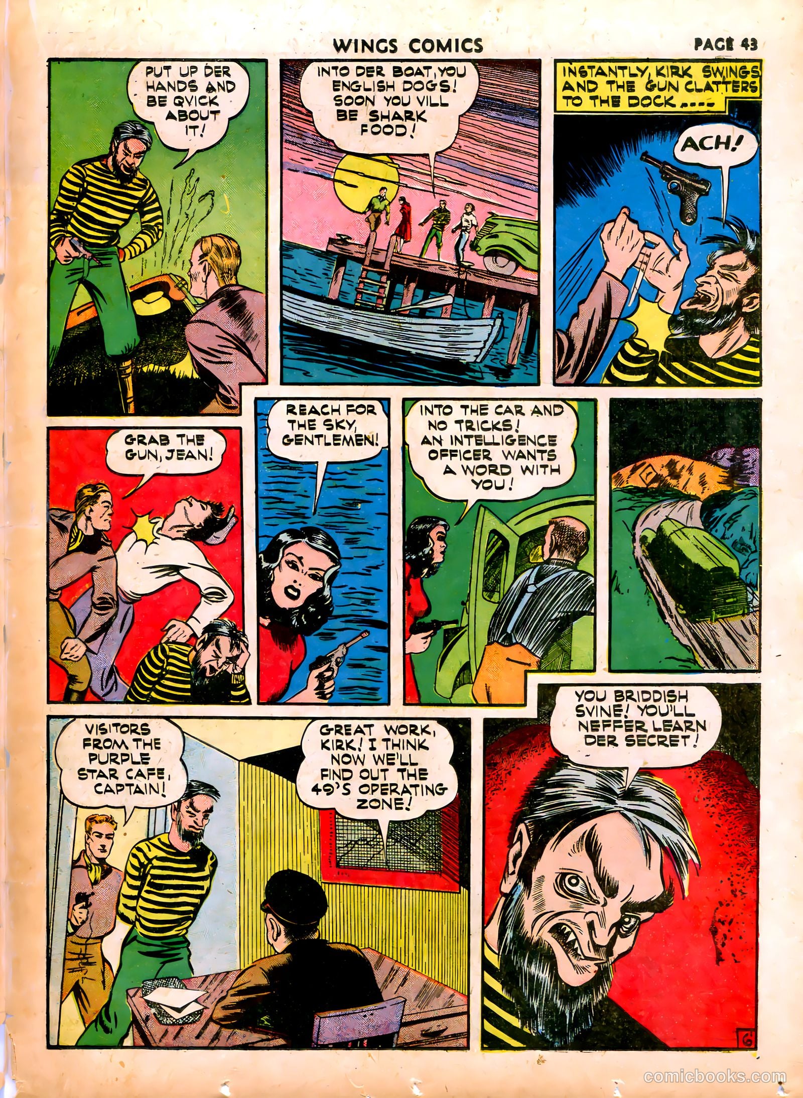 Wings Comics #16 (1941) — page 45 of 68